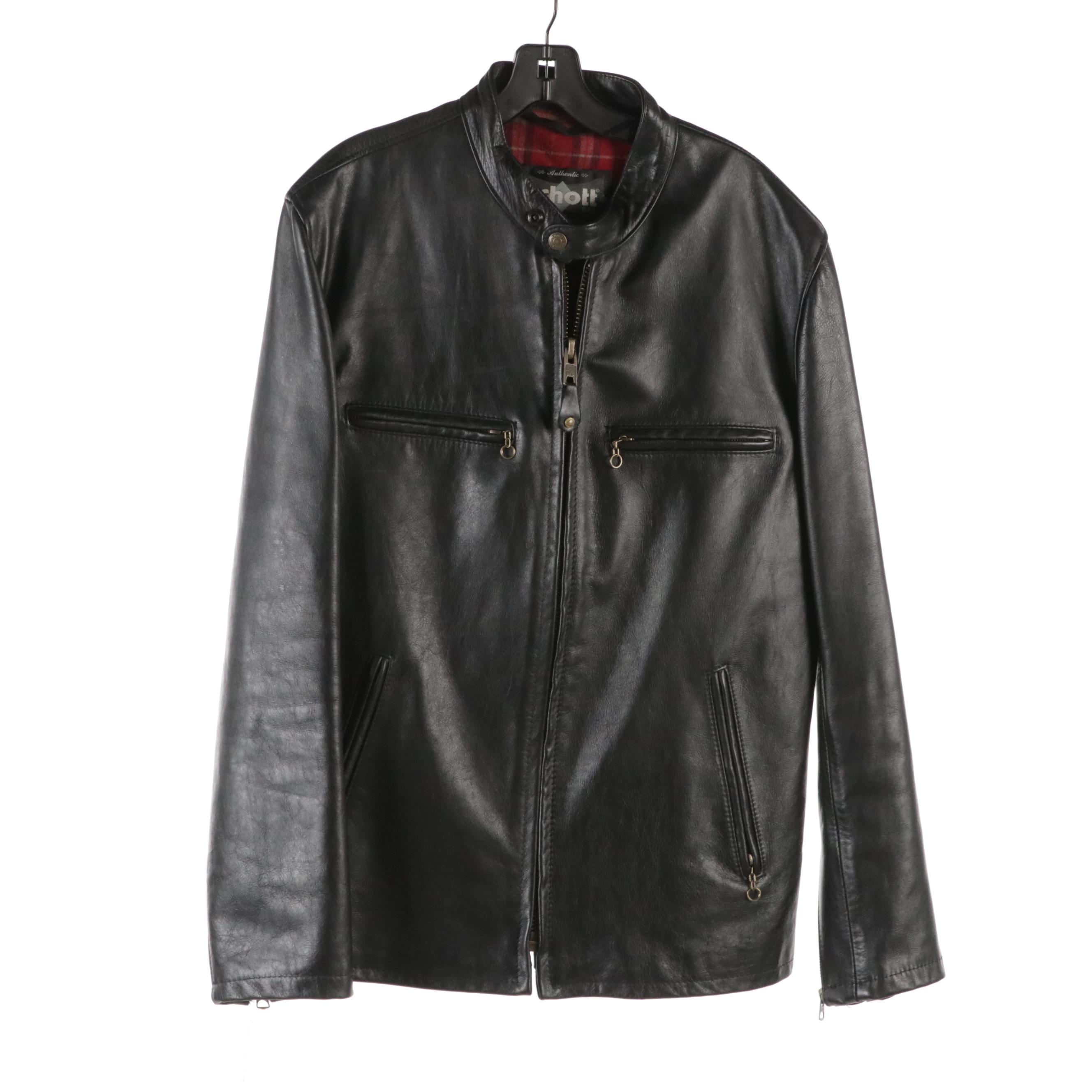 Men's Schott and Eastman Sportswear Leather Jackets with Vanson Liner