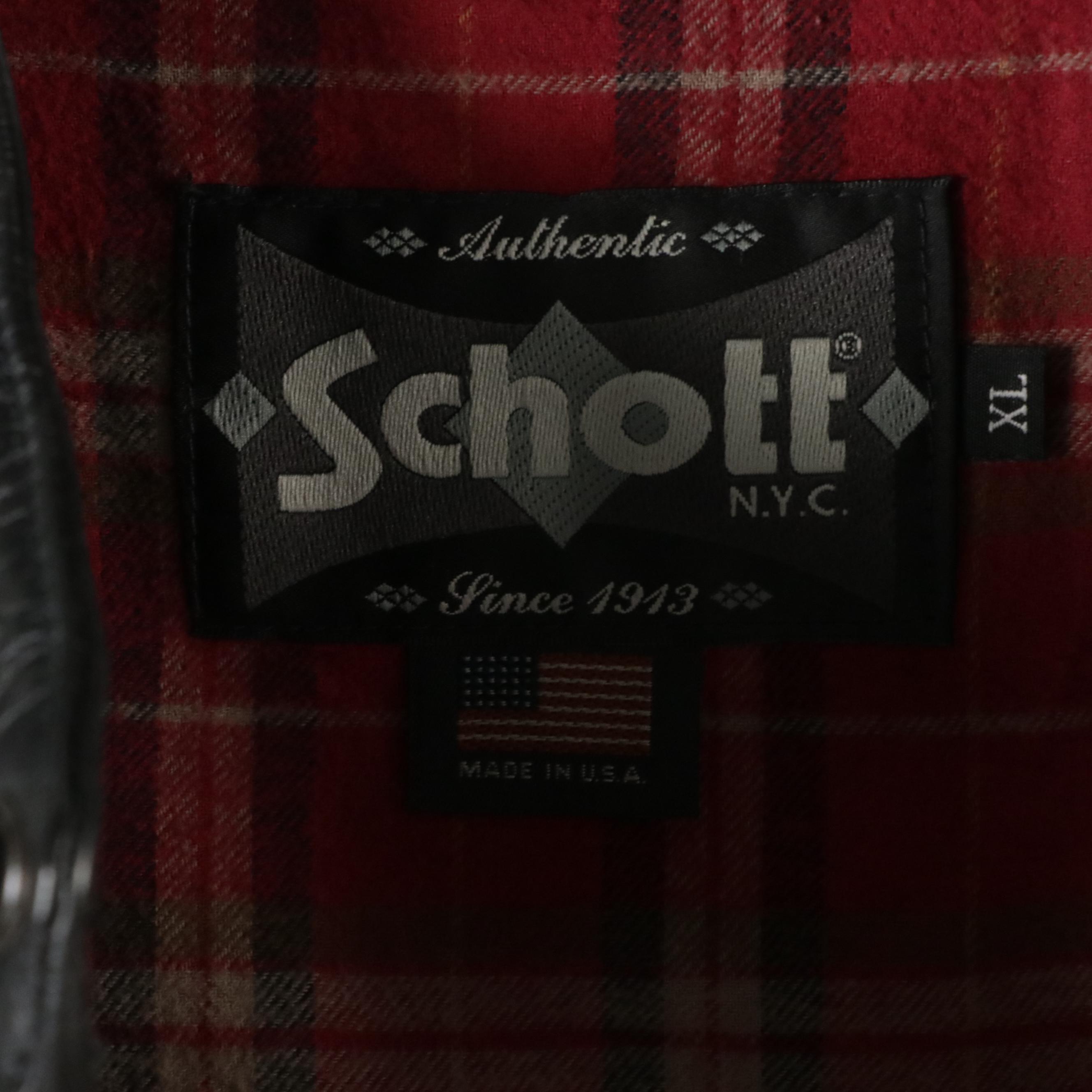 Men's Schott and Eastman Sportswear Leather Jackets with Vanson Liner