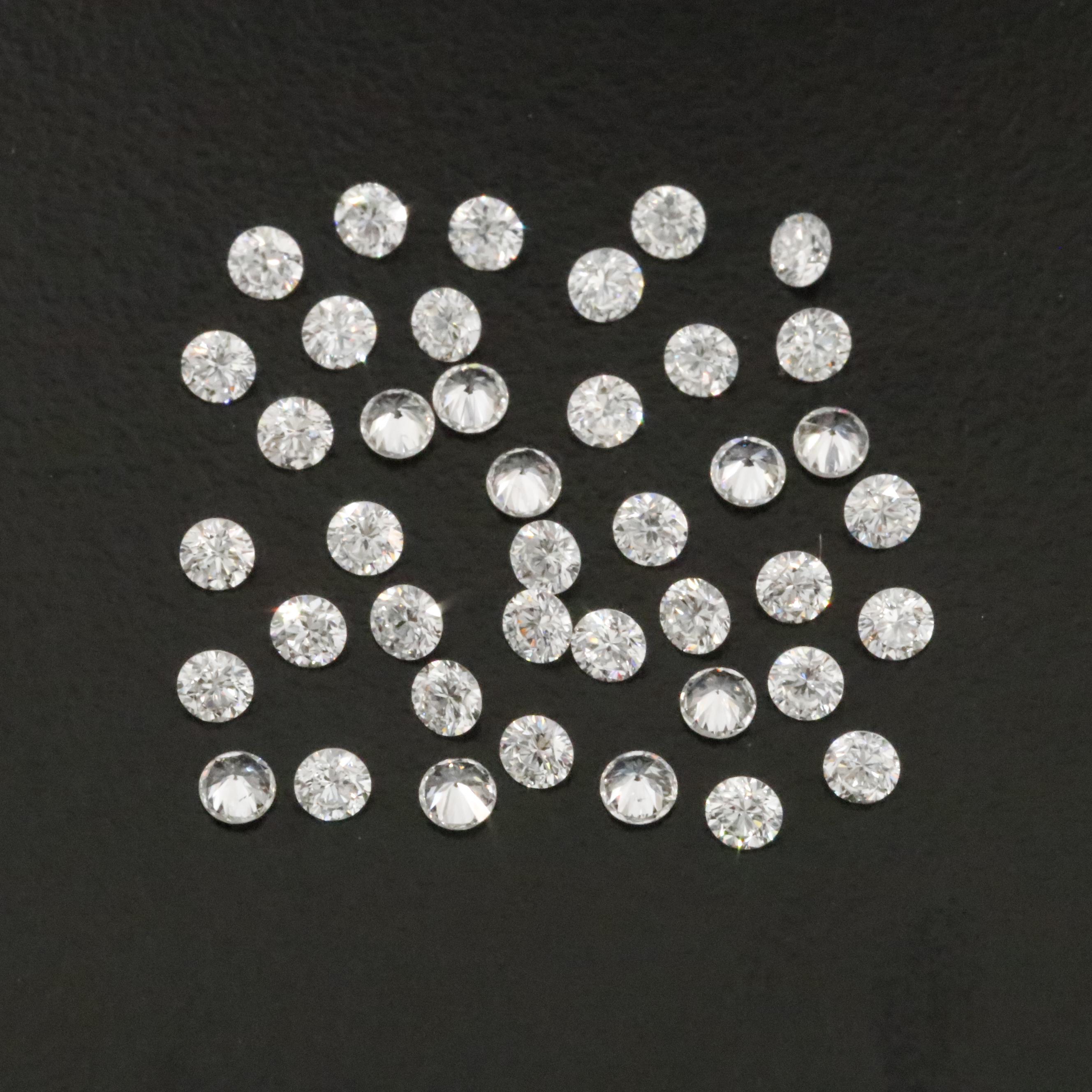 Loose 2.01 CTW Lab Grown Diamond Melee Lot