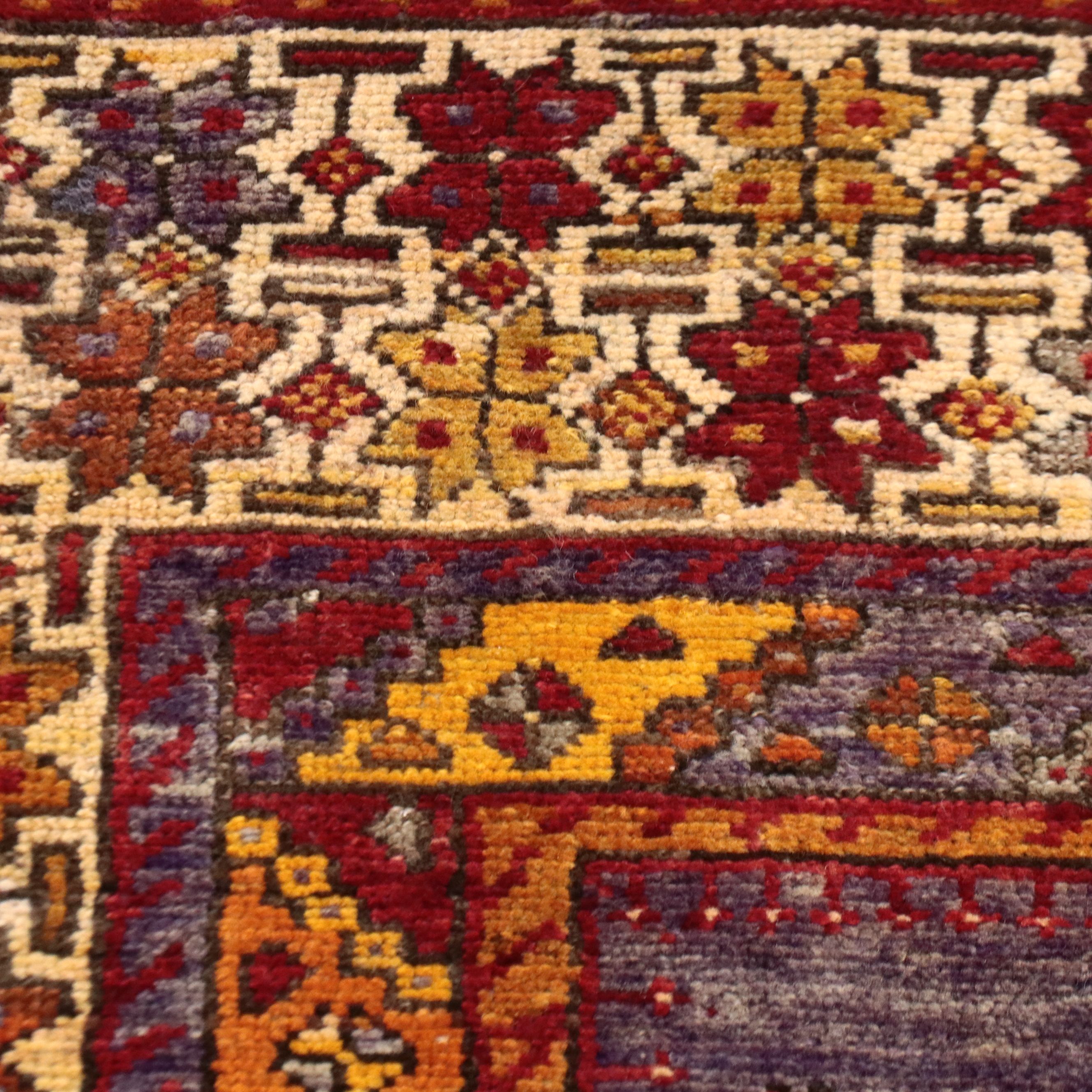 3'7 x 5'2 Hand-Knotted Turkish Ghiordes Prayer Rug