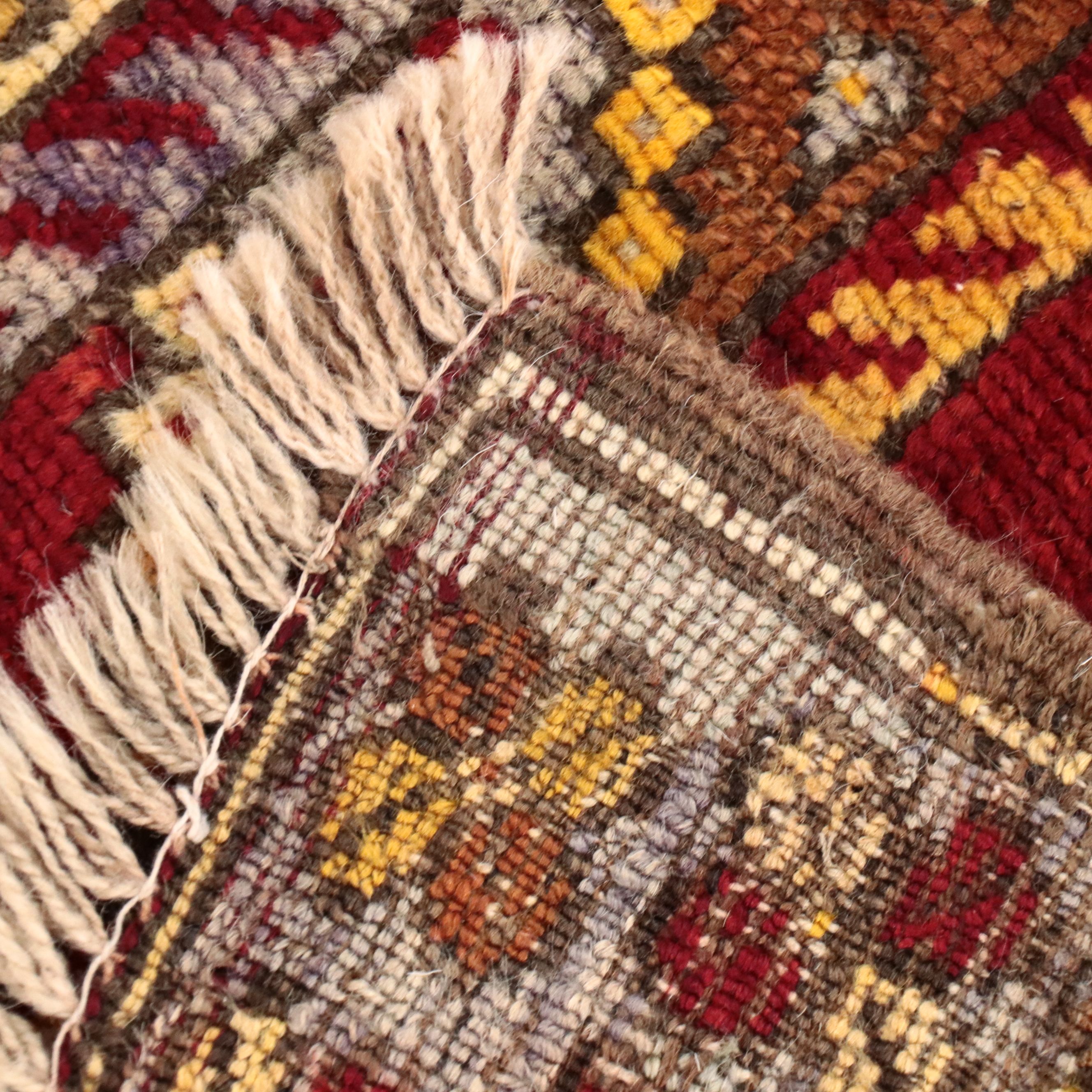 3'7 x 5'2 Hand-Knotted Turkish Ghiordes Prayer Rug