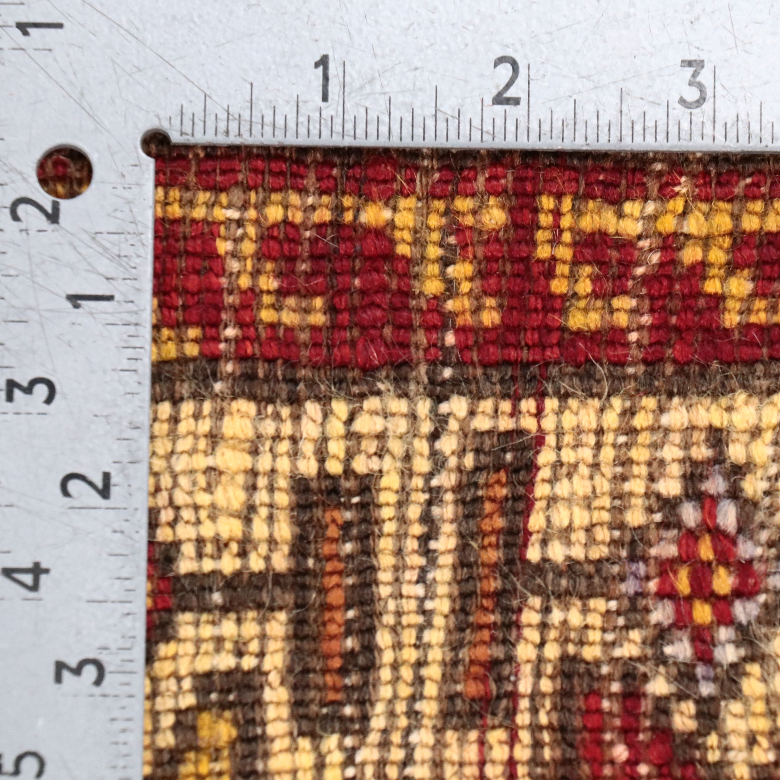 3'7 x 5'2 Hand-Knotted Turkish Ghiordes Prayer Rug