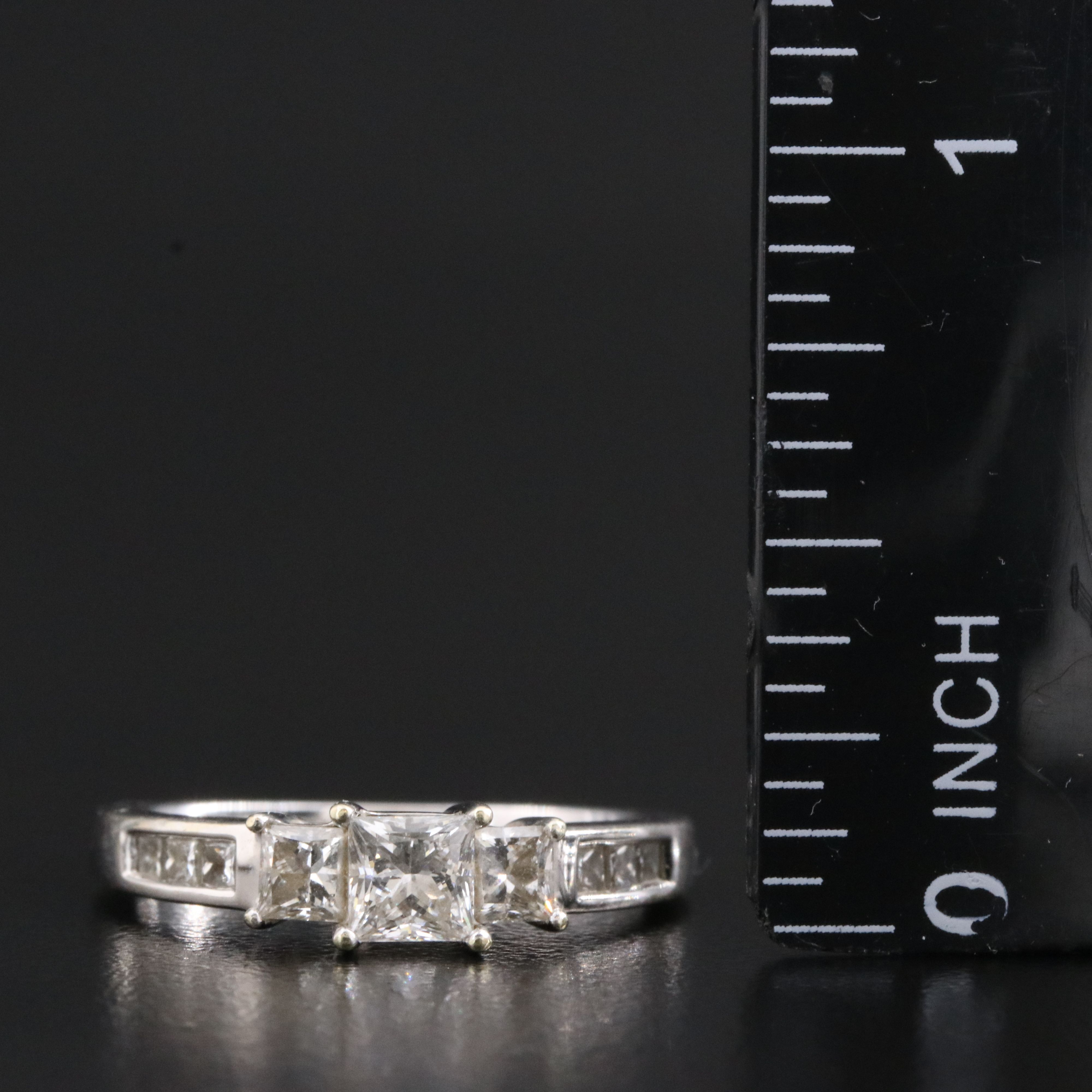 14K 0.84 CTW Lab Grown Diamond Ring