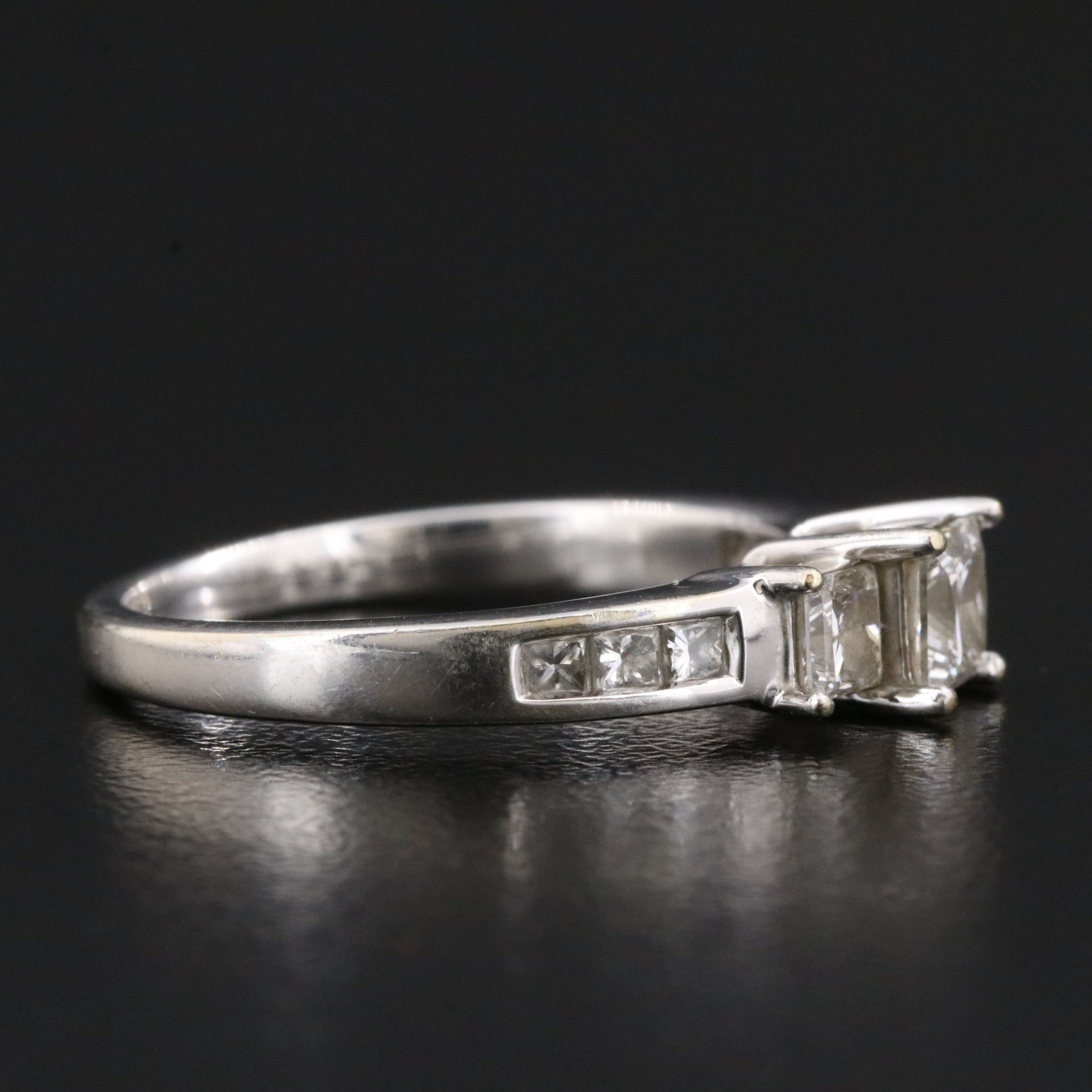 14K 0.84 CTW Lab Grown Diamond Ring