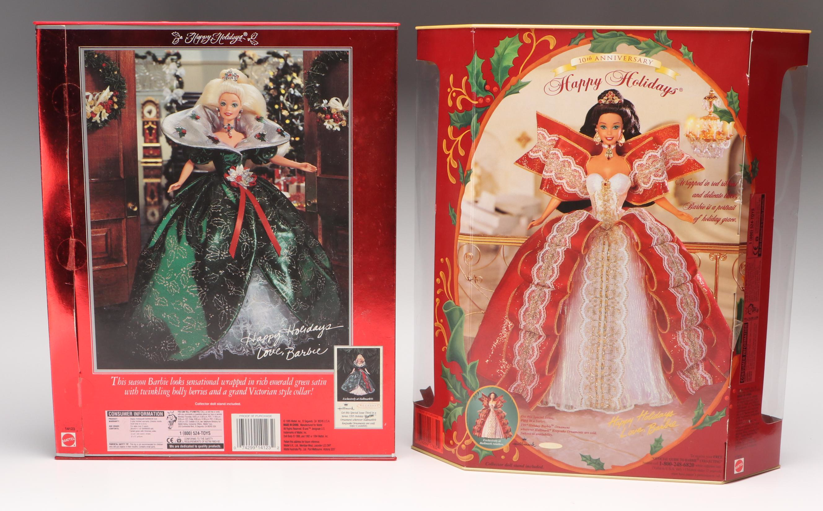 Mattel Barbie "Happy Holidays" and Other Special Edition Dolls
