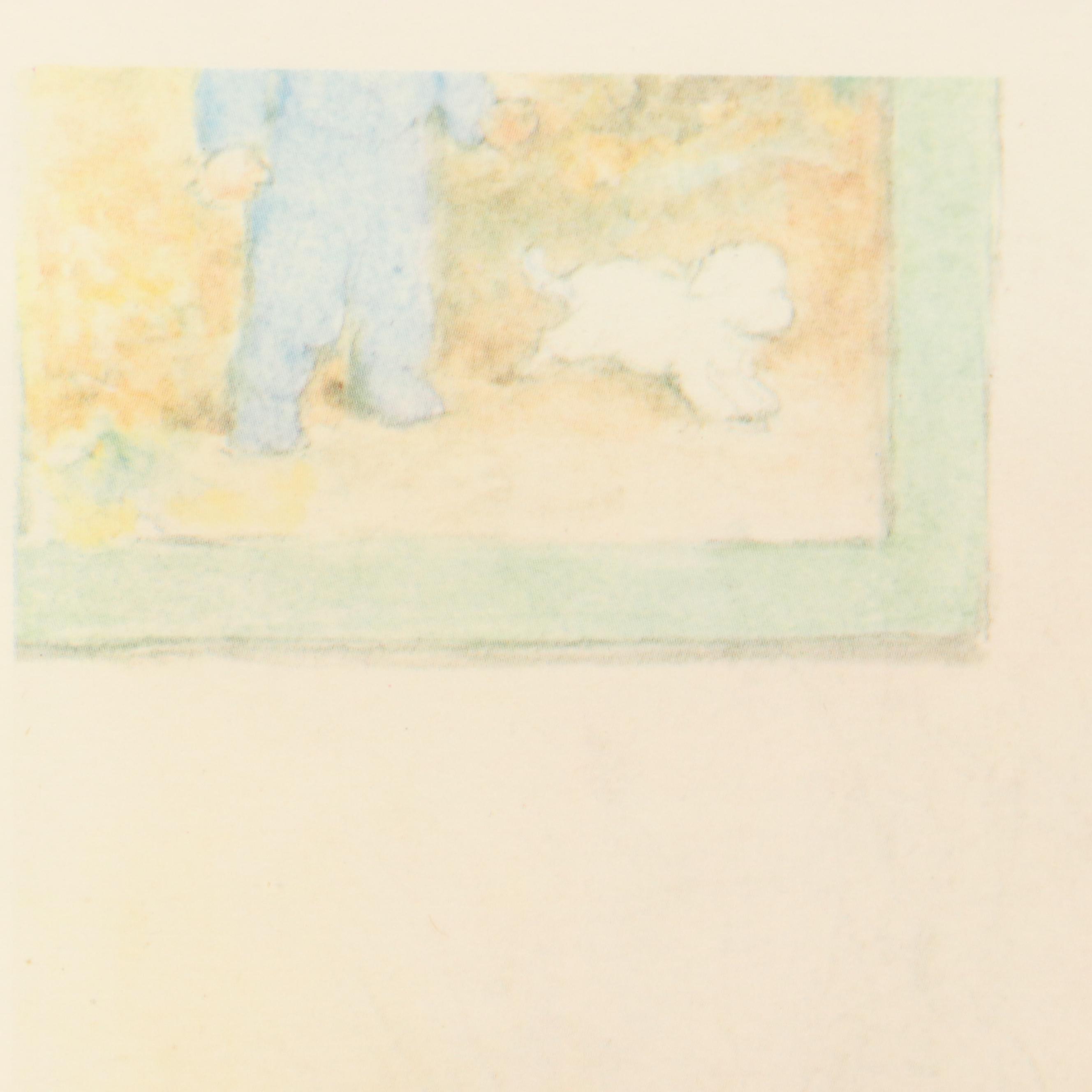 Offset Lithograph After Bessie Pease Gutmann "Thank You, God"