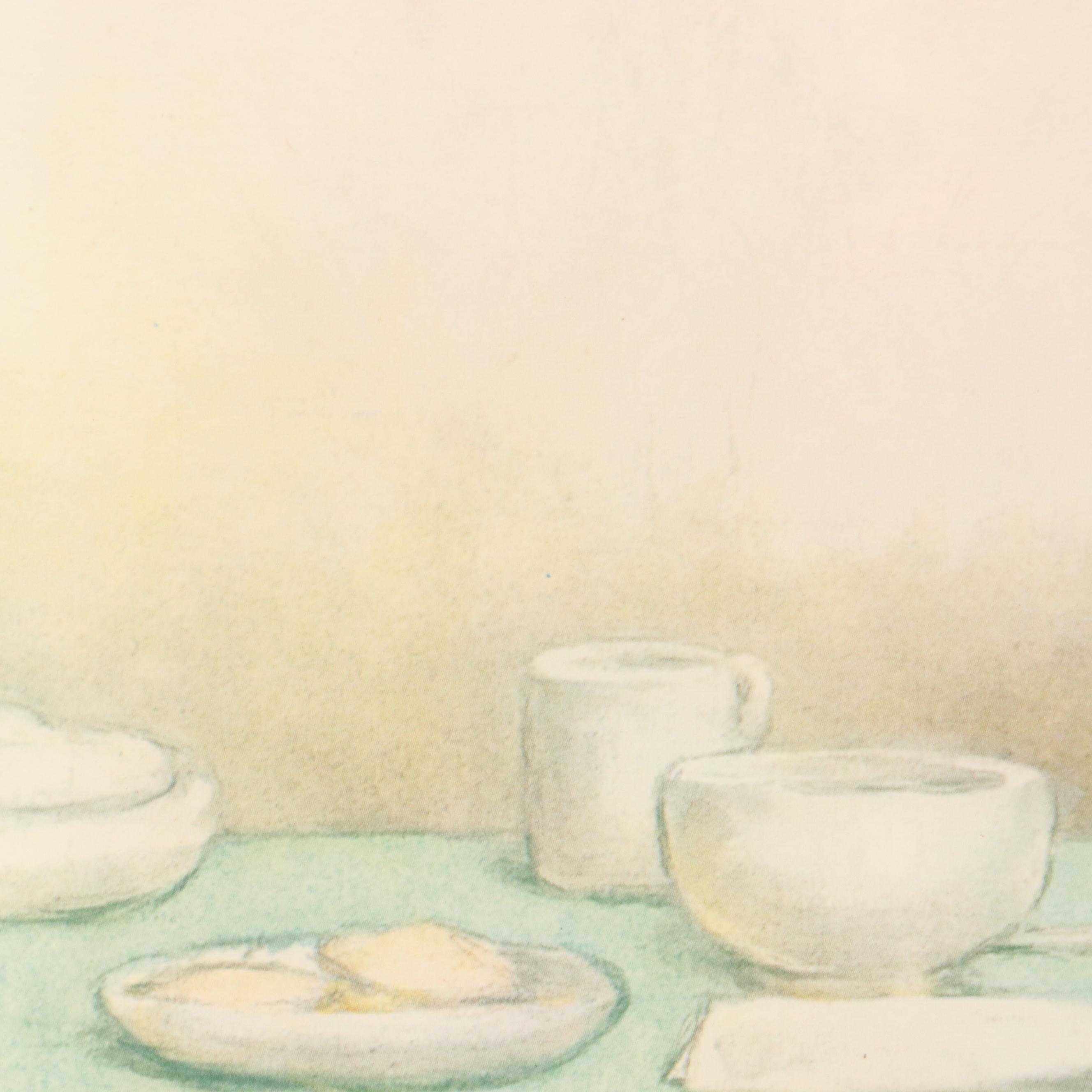 Offset Lithograph After Bessie Pease Gutmann "Thank You, God"