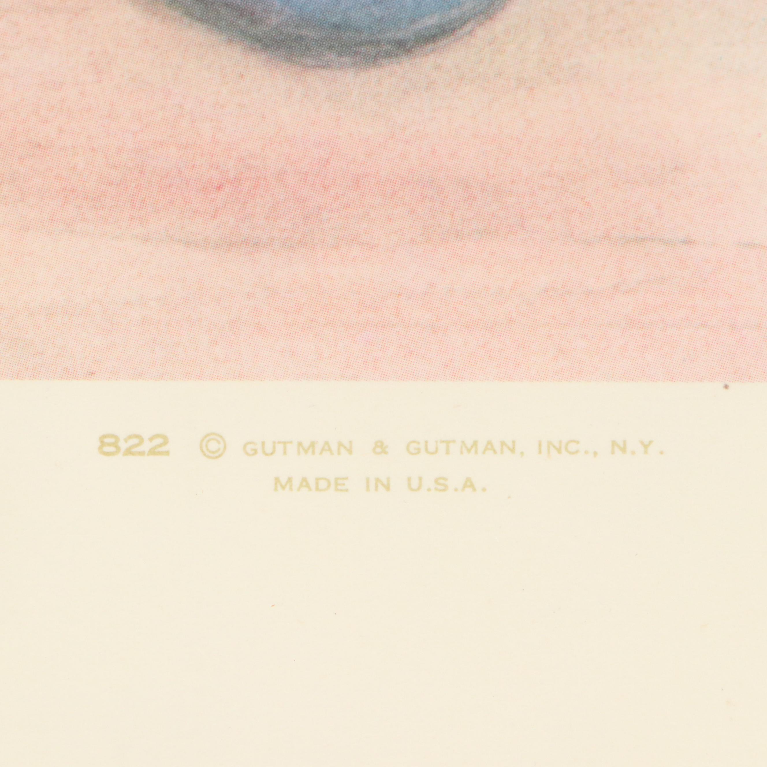 Offset Lithograph After Bessie Pease Gutmann "Thank You, God"