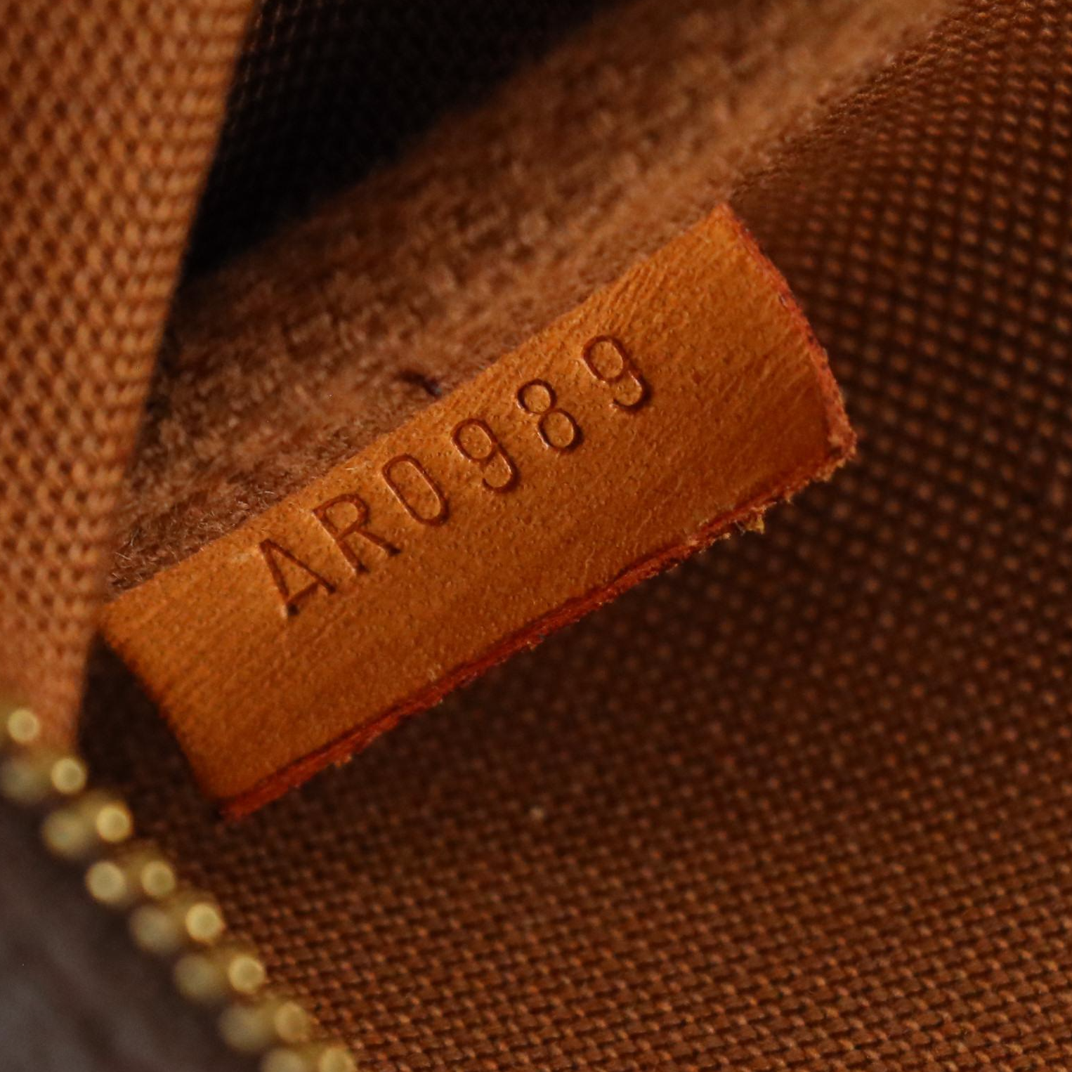 Louis Vuitton Zip Pochette in Monogram Canvas and Vachetta Leather