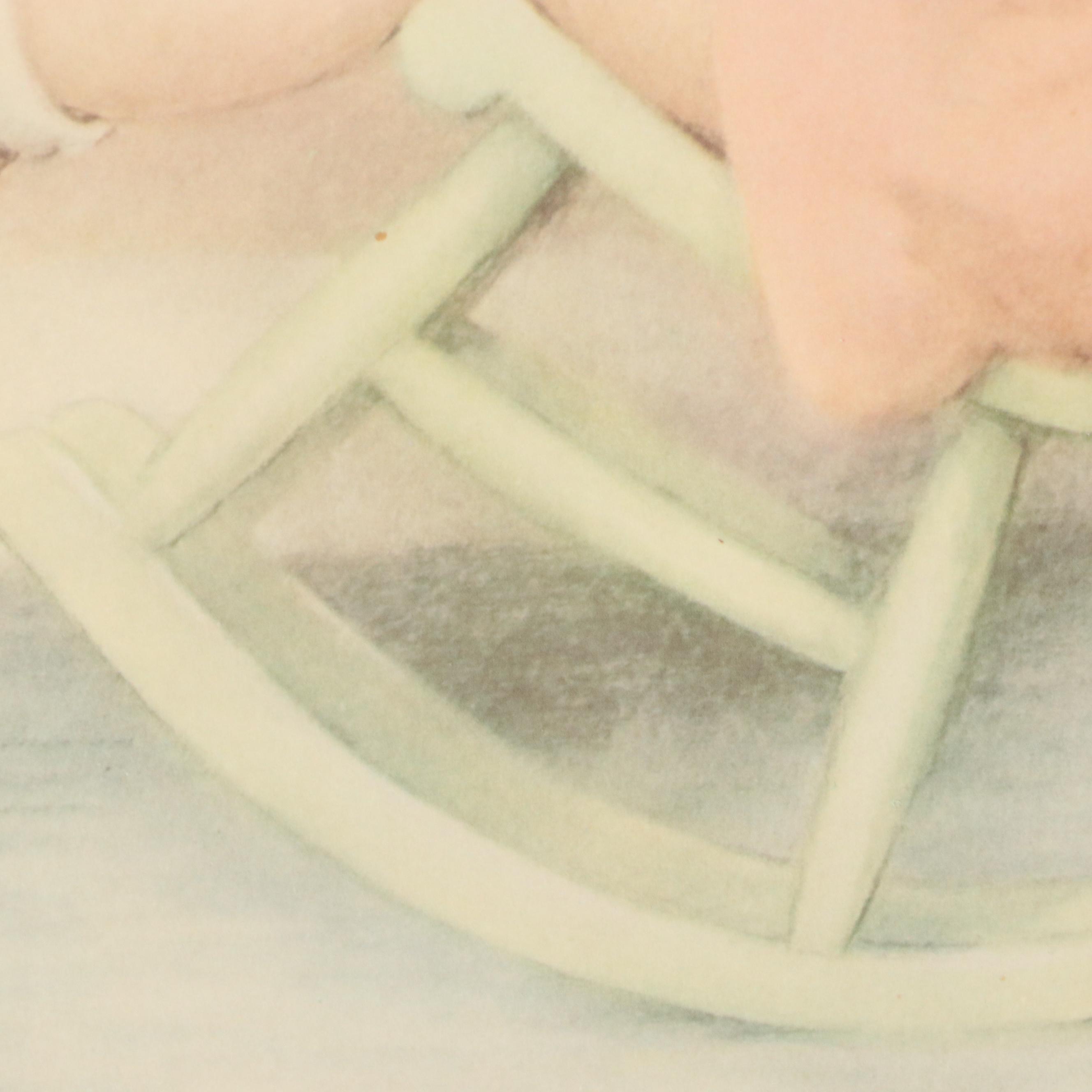 Offset Lithograph After Bessie Pease Gutmann "The Lullaby," 20th Century