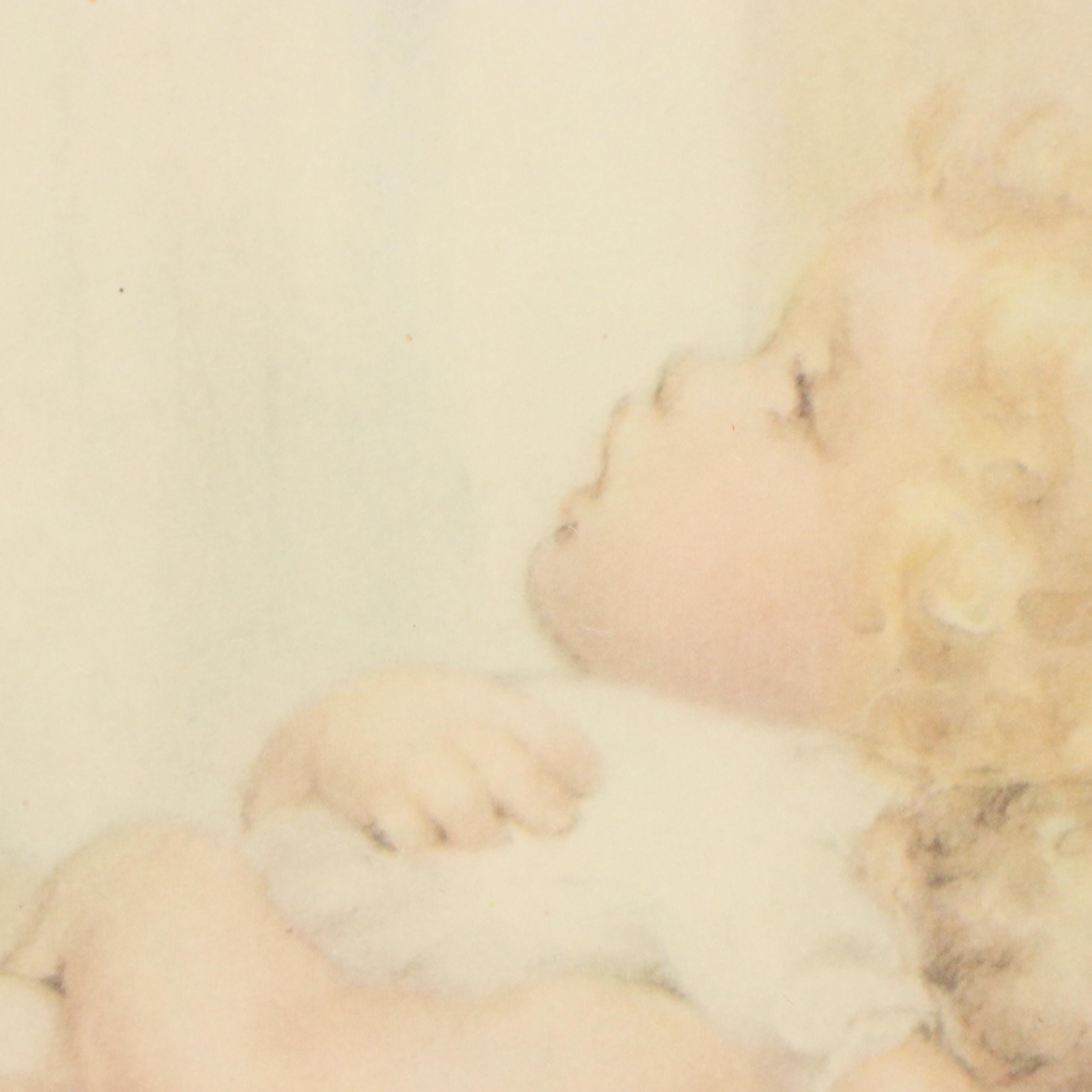 Offset Lithograph After Bessie Pease Gutmann "The Lullaby," 20th Century