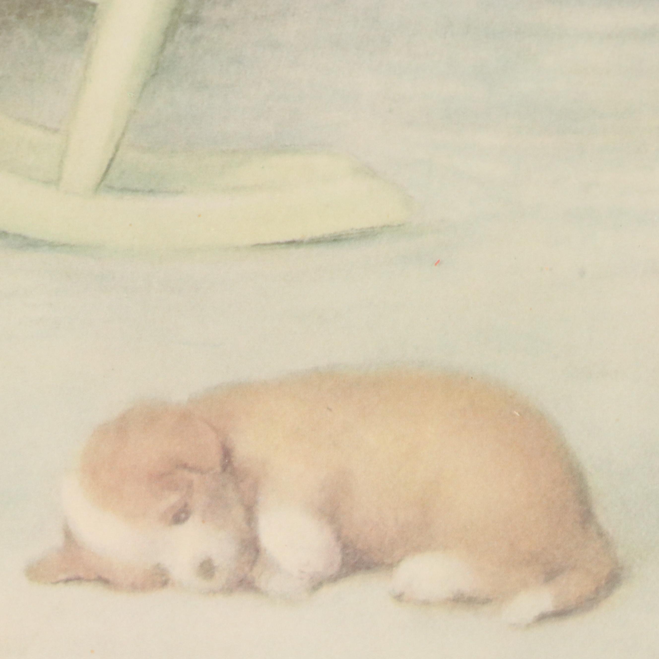 Offset Lithograph After Bessie Pease Gutmann "The Lullaby," 20th Century