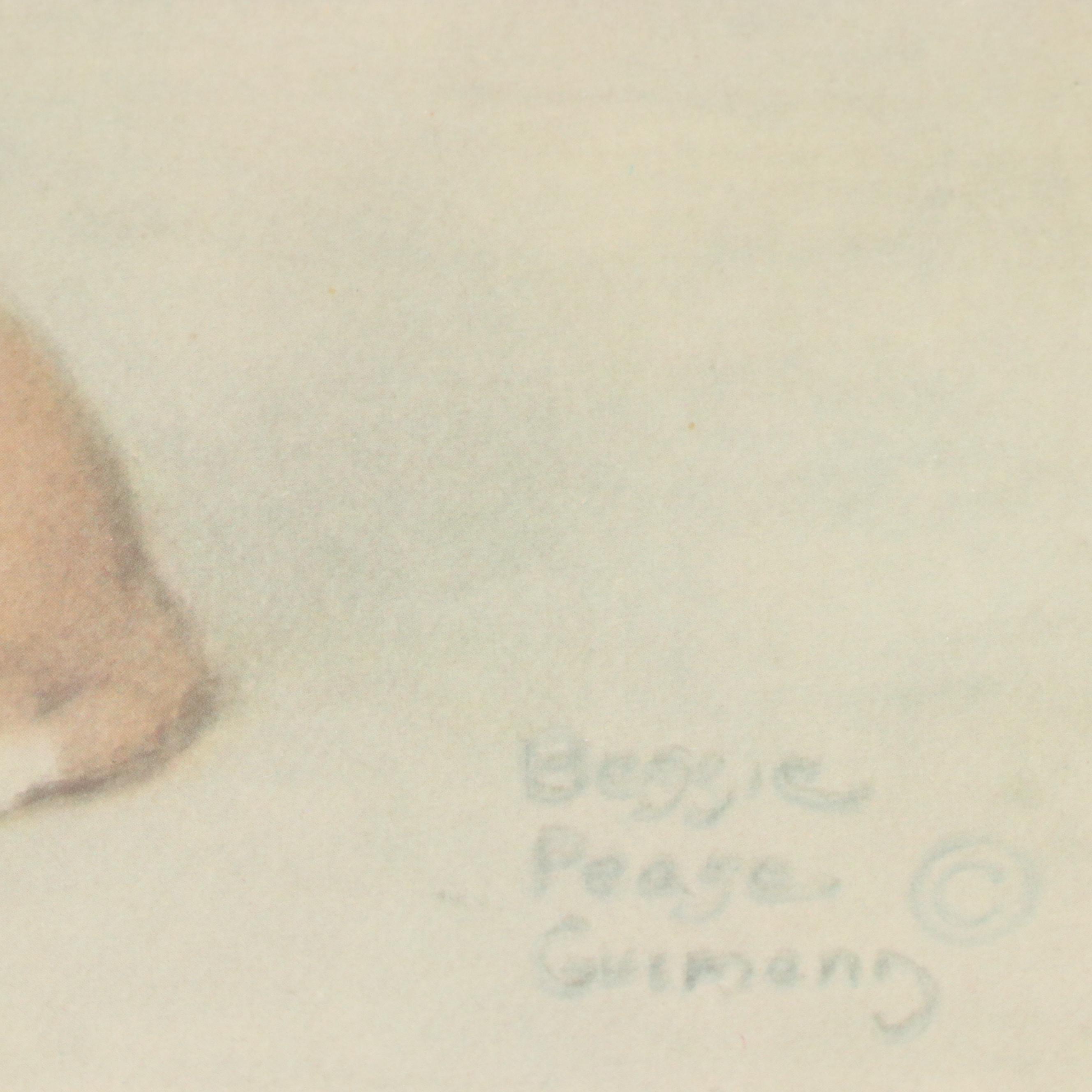 Offset Lithograph After Bessie Pease Gutmann "The Lullaby," 20th Century