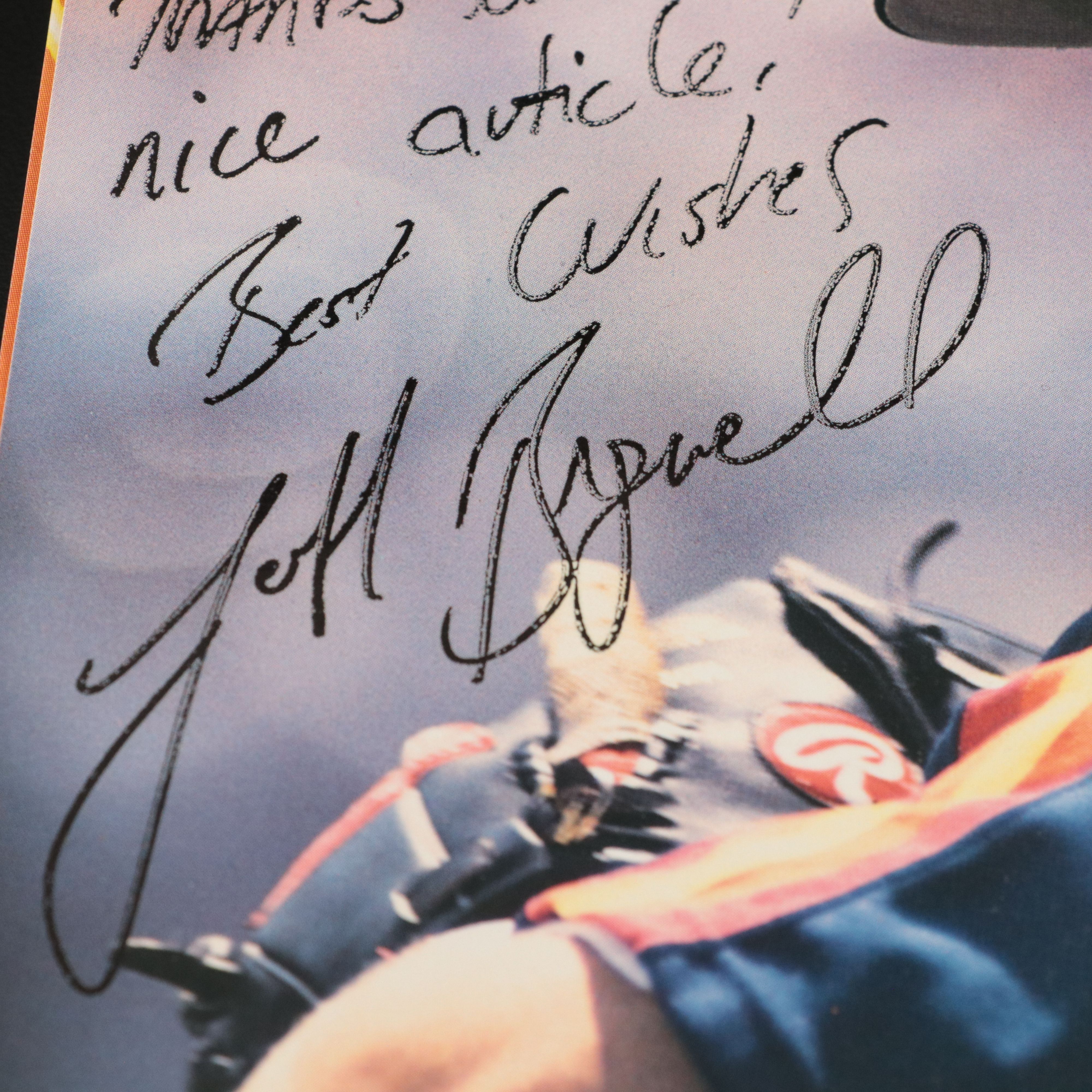 Jeff Bagwell Signed February 1992 Beckett Baseball Card Magazine