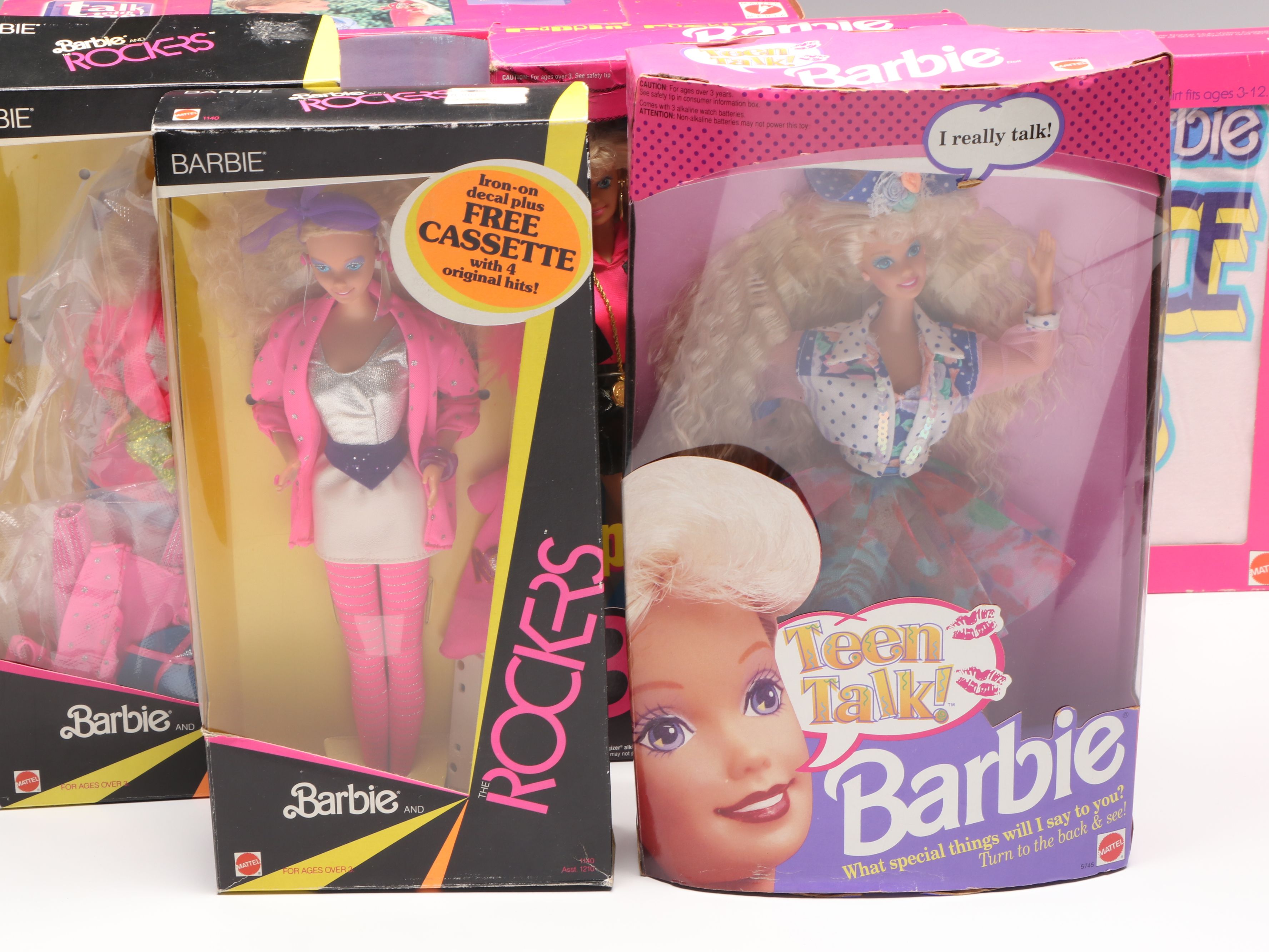 Barbie "Rappin' Rockin", "Teen Talk", and More Barbie Dolls and Accessories