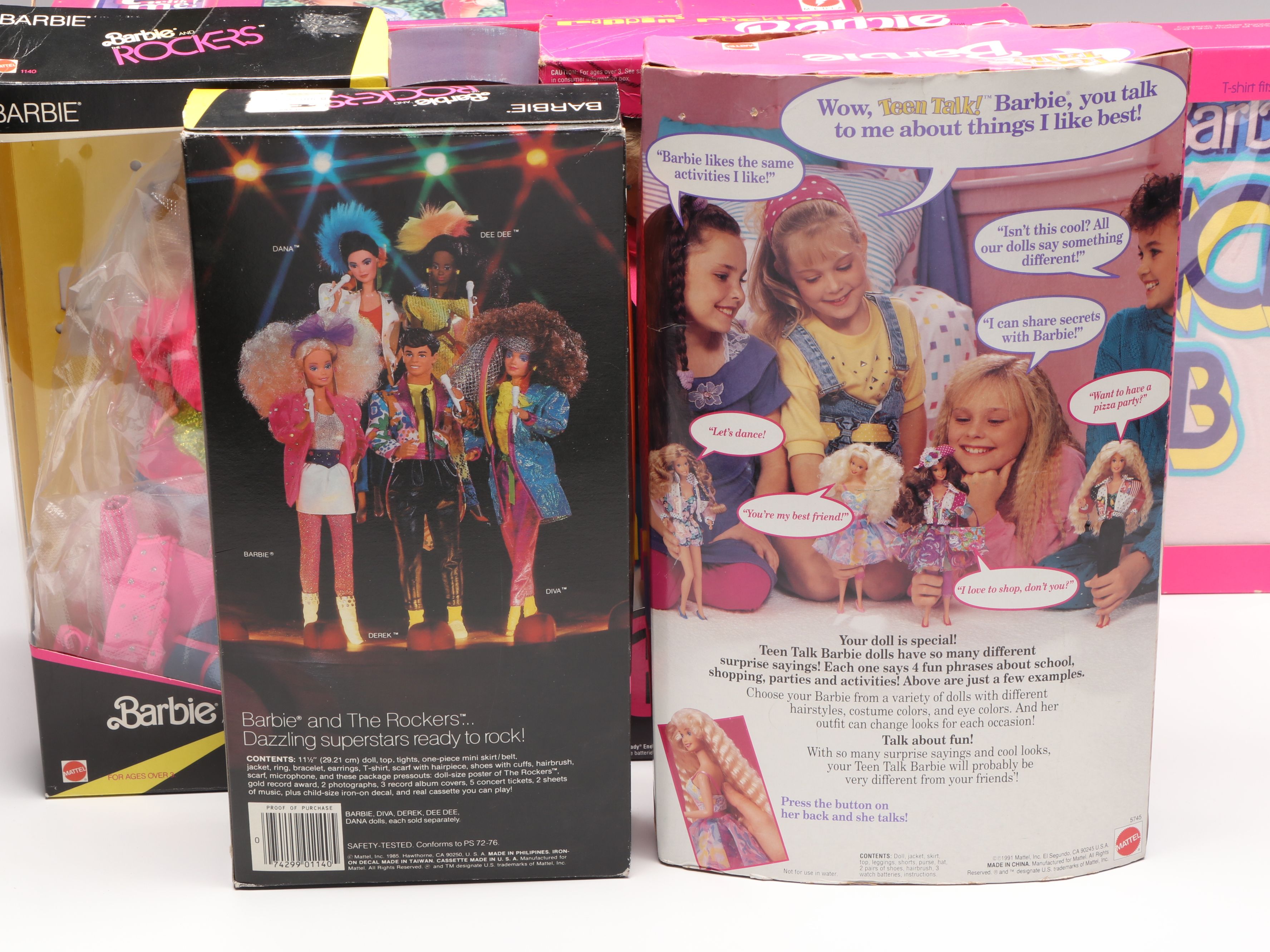 Barbie "Rappin' Rockin", "Teen Talk", and More Barbie Dolls and Accessories