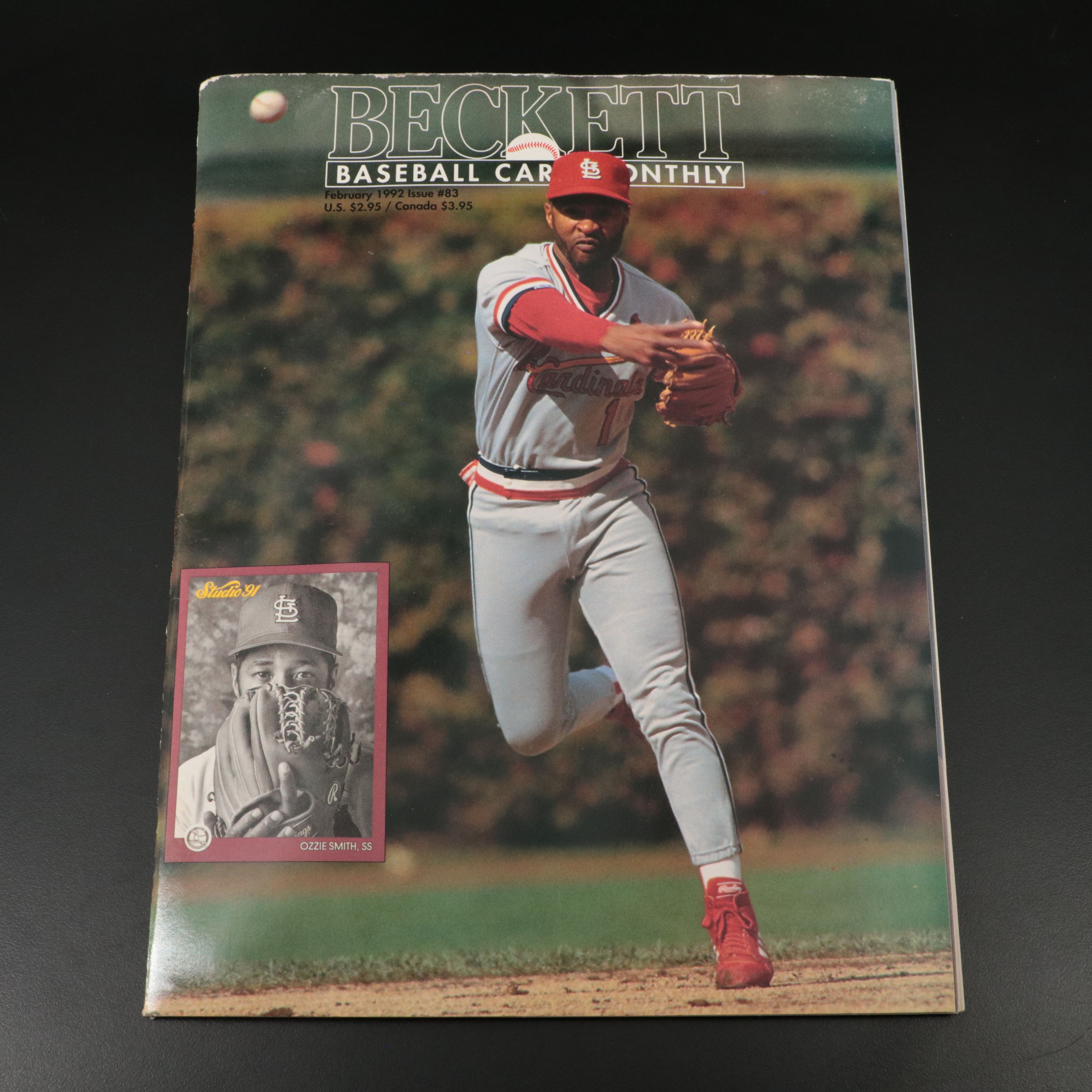 Jeff Bagwell Signed February 1992 Beckett Baseball Card Magazine