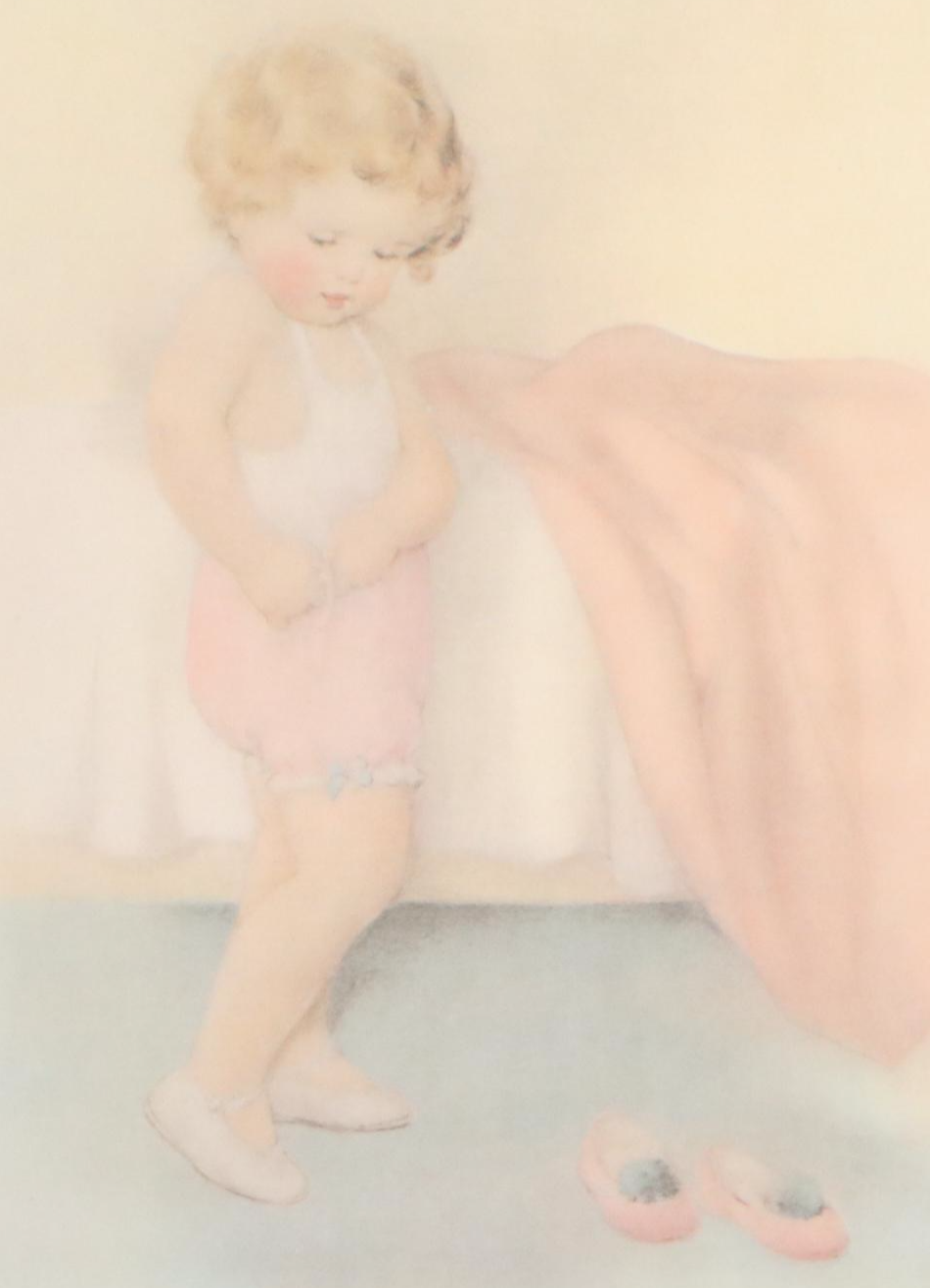 Offset Lithograph After Bessie Pease Gutmann "Just A Little Bit Independent"