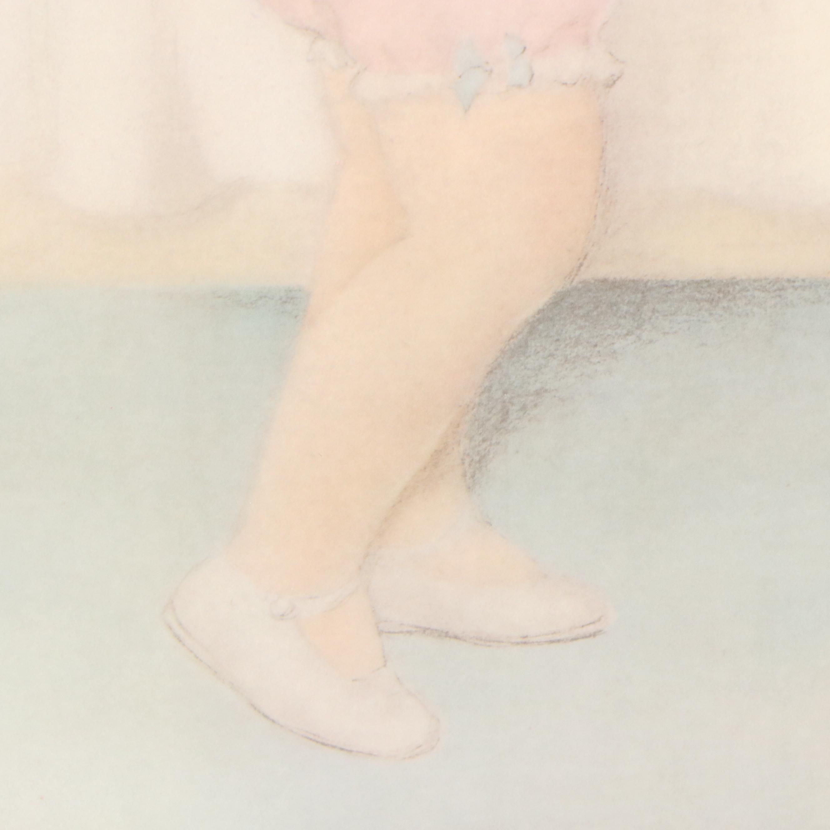 Offset Lithograph After Bessie Pease Gutmann "Just A Little Bit Independent"