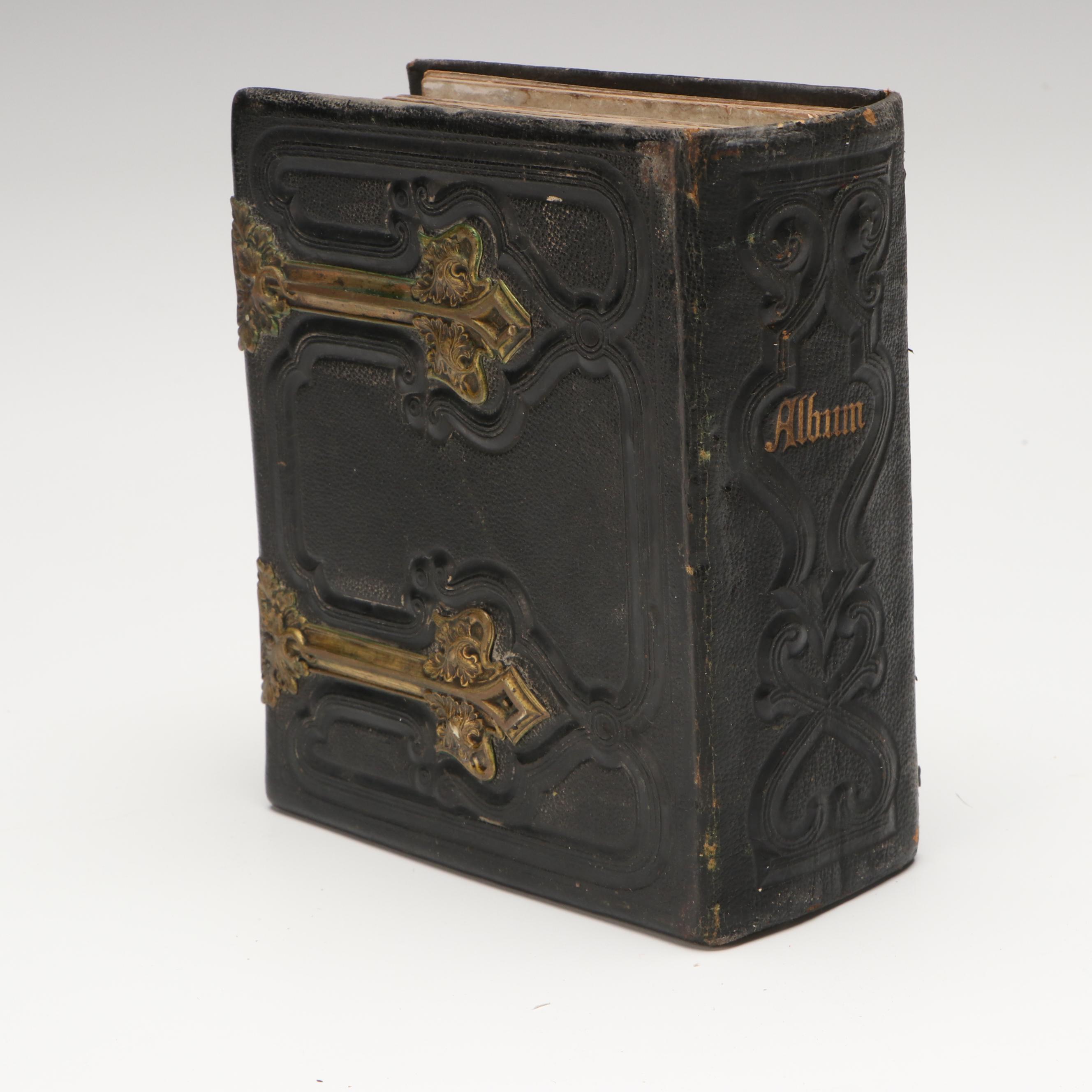 Carte de Visite with Other Portraits of Men, Women and Children, 19th Century