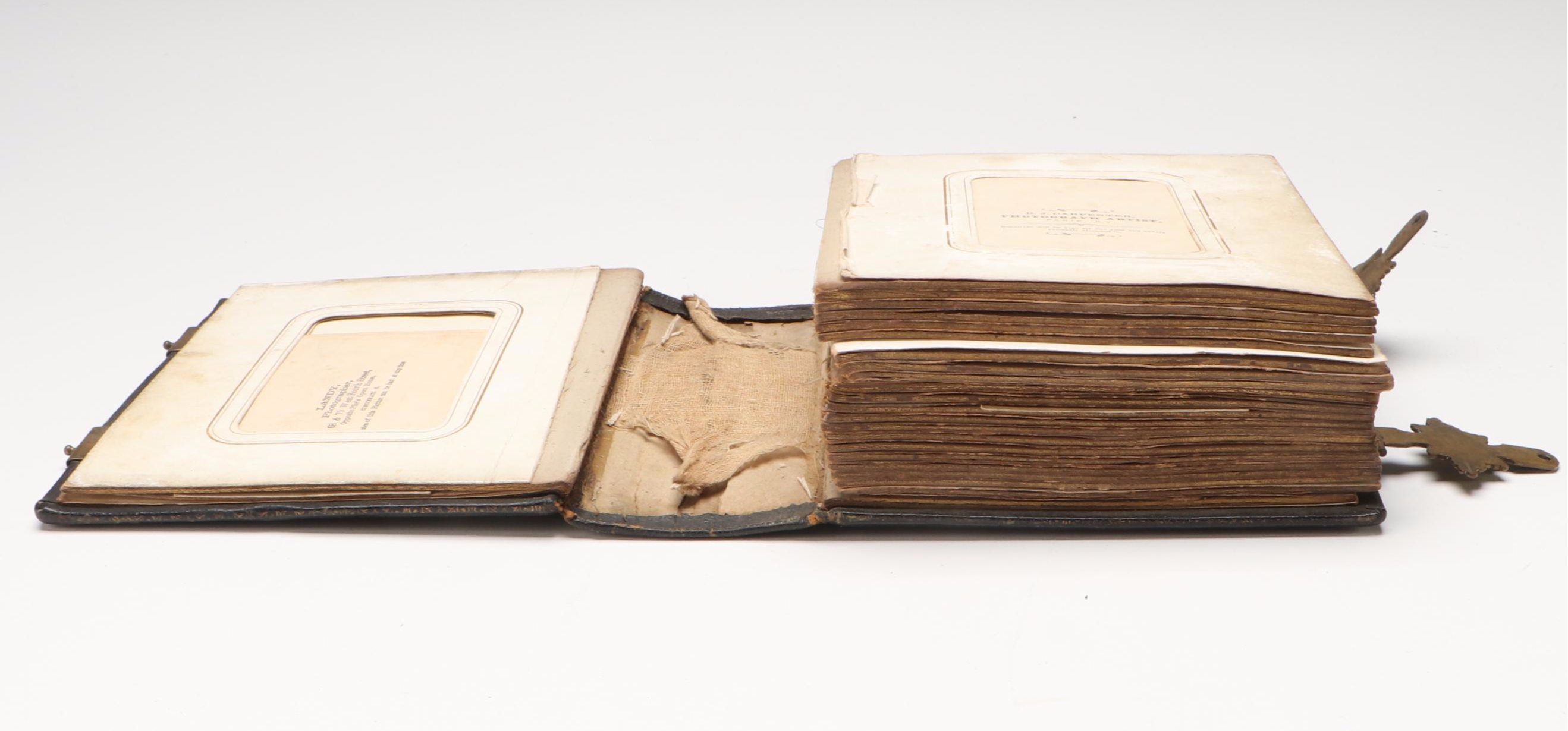 Carte de Visite with Other Portraits of Men, Women and Children, 19th Century