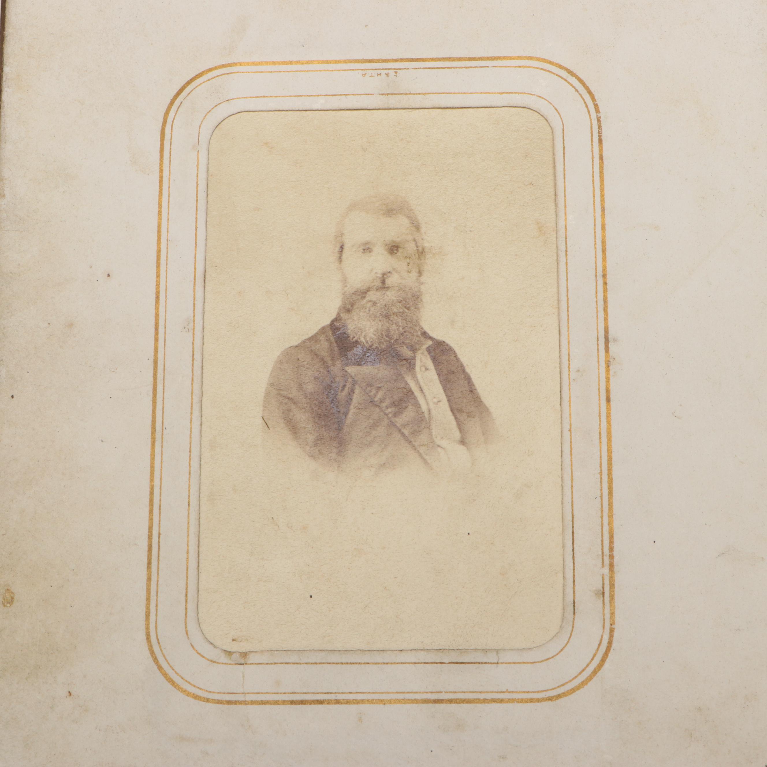 Carte de Visite with Other Portraits of Men, Women and Children, 19th Century