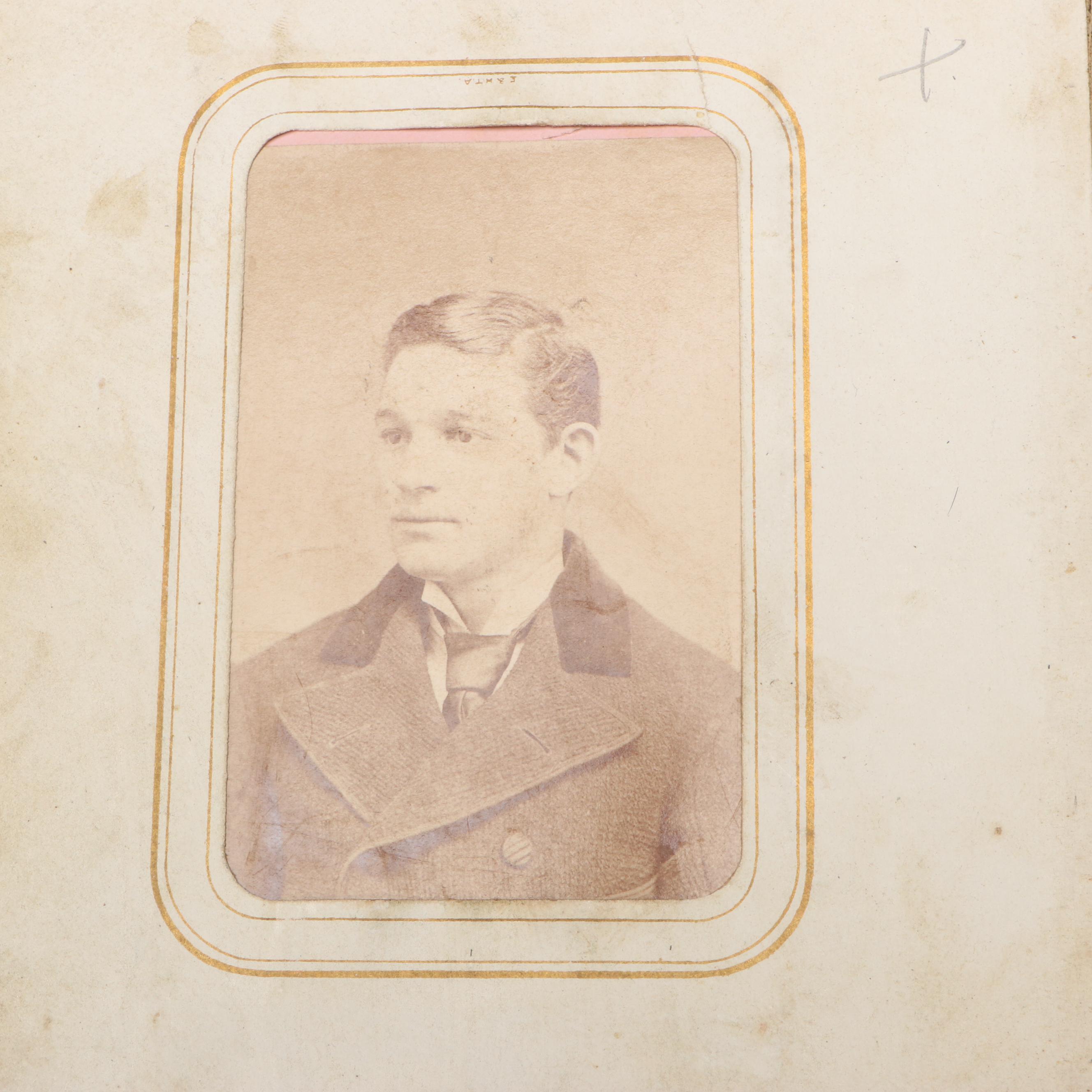 Carte de Visite with Other Portraits of Men, Women and Children, 19th Century