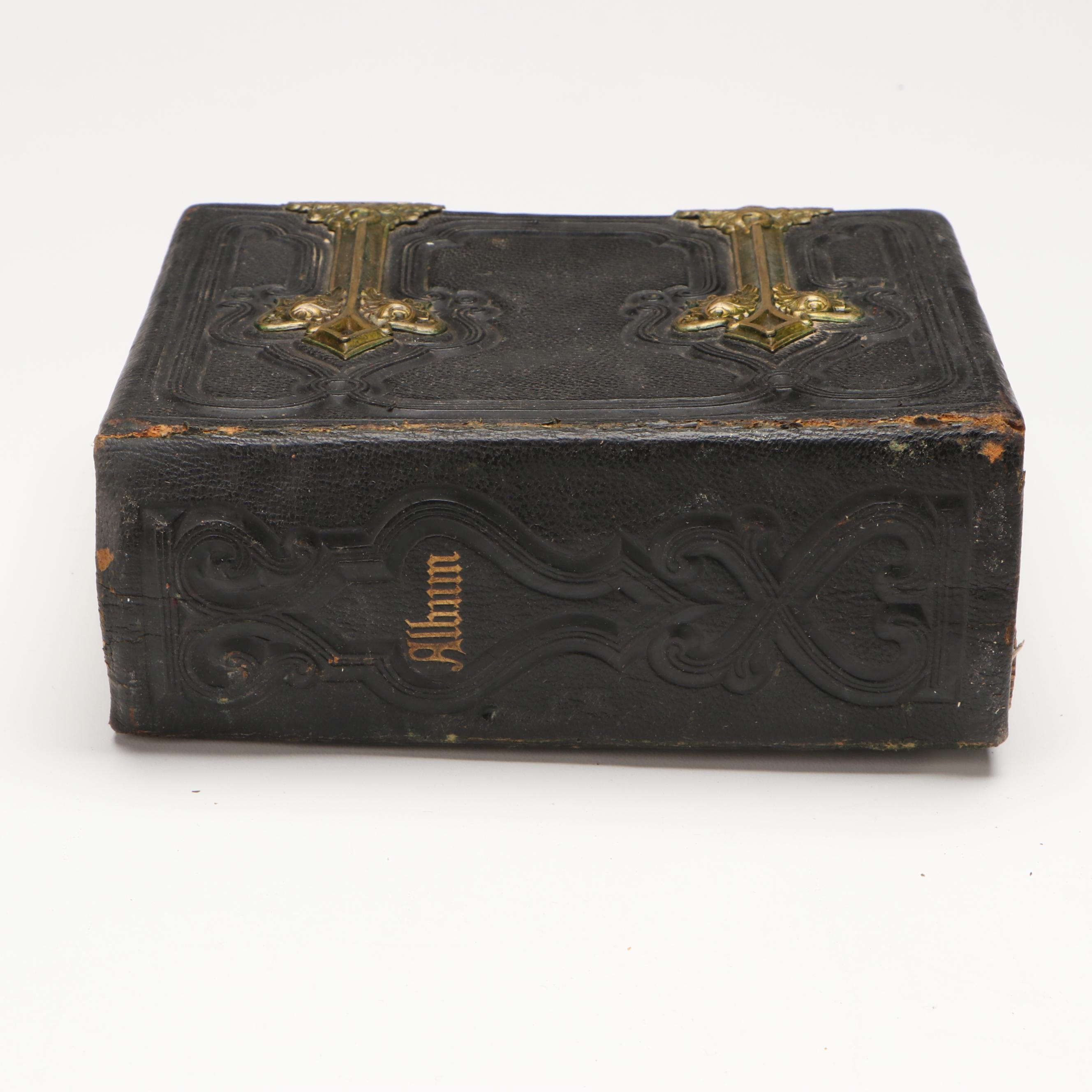 Carte de Visite with Other Portraits of Men, Women and Children, 19th Century