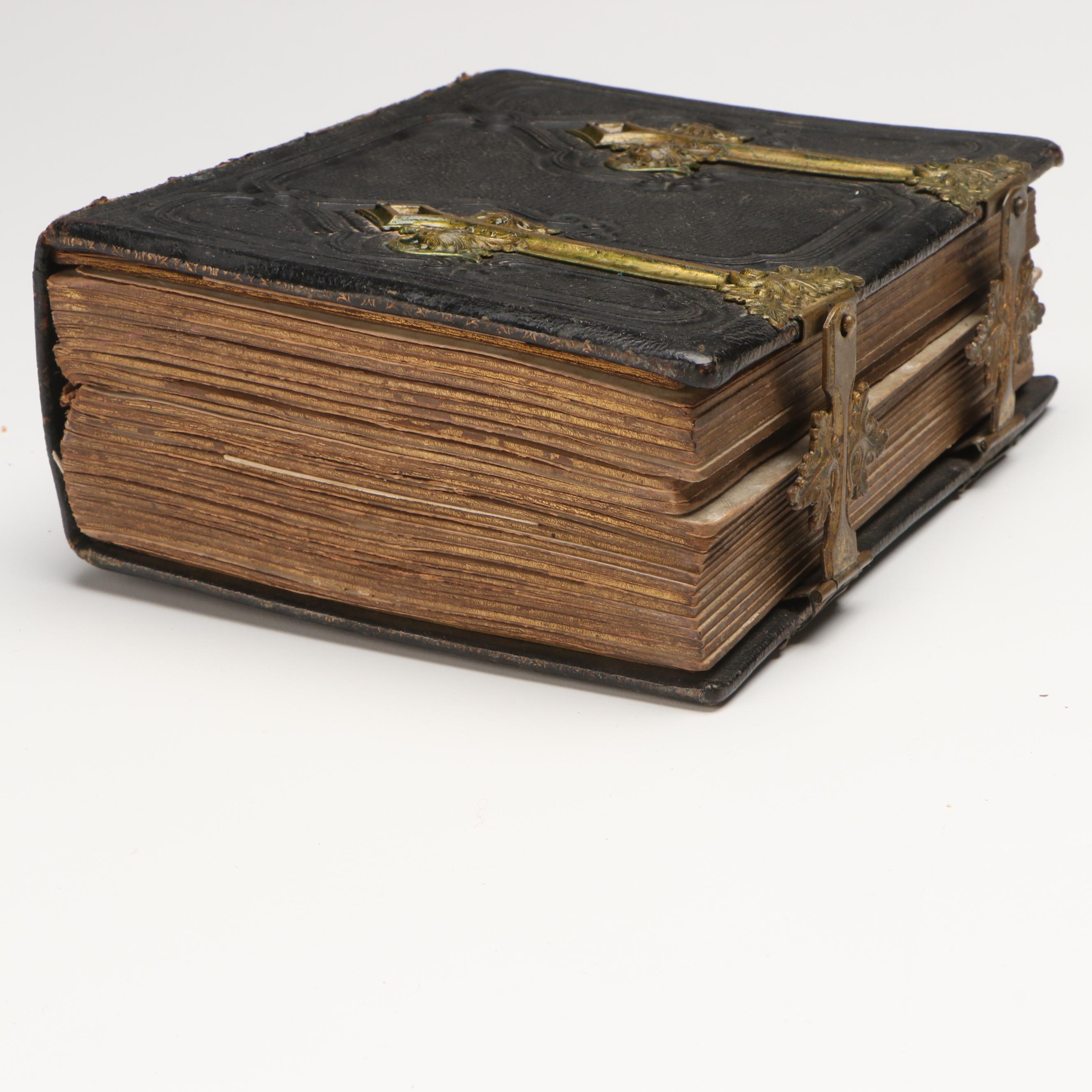 Carte de Visite with Other Portraits of Men, Women and Children, 19th Century