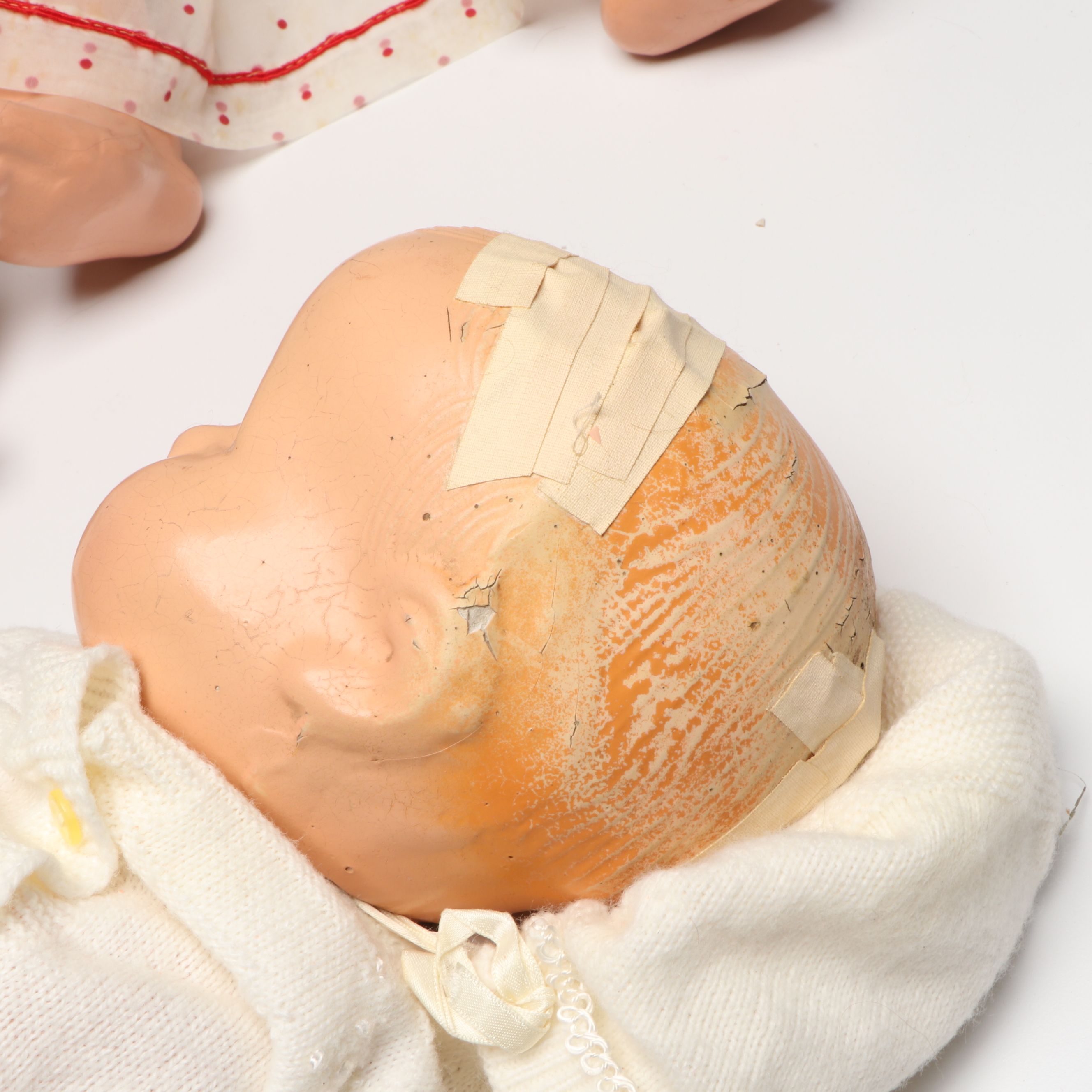 Pedigree Baby Doll with Composition and Other Vintage Dolls