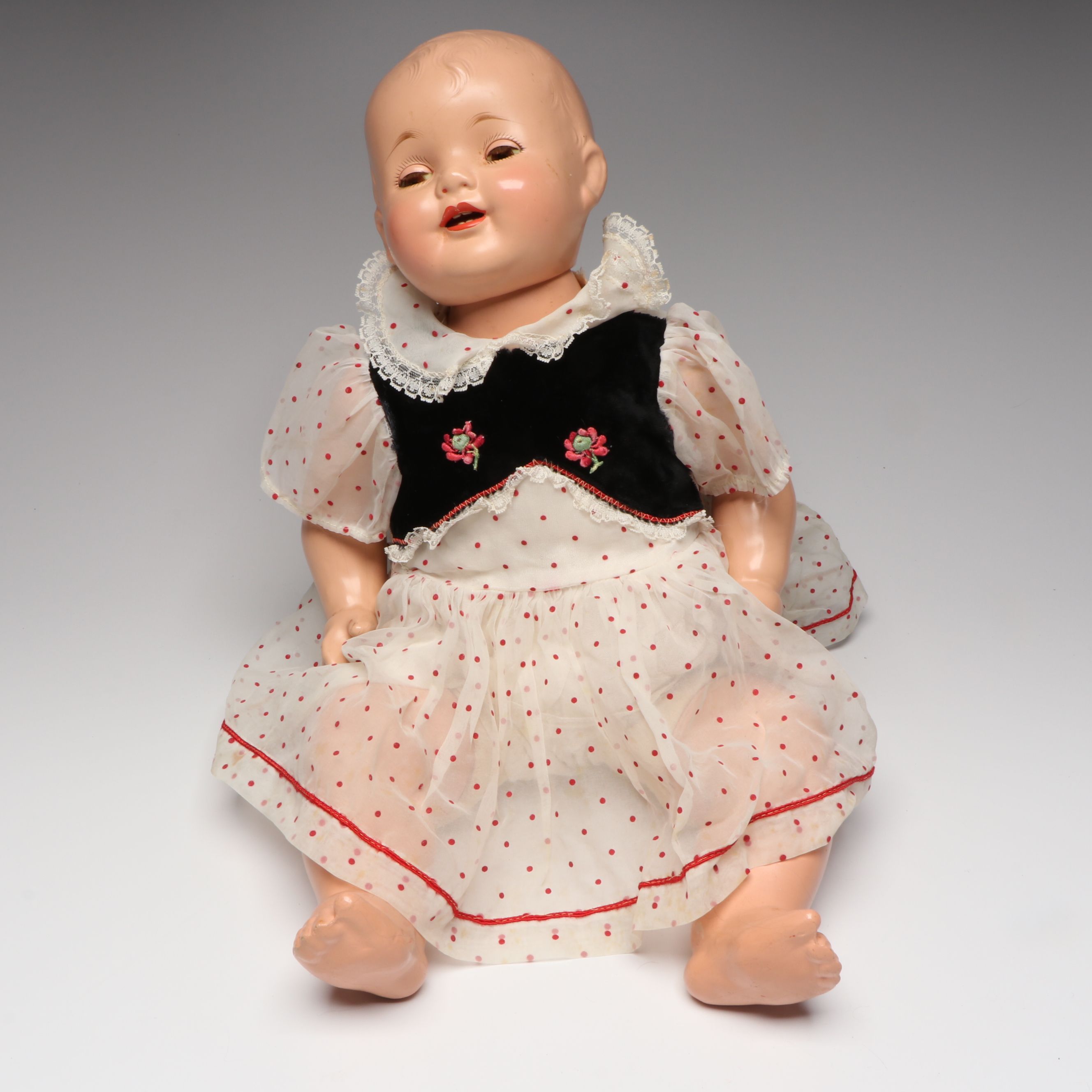 Pedigree Baby Doll with Composition and Other Vintage Dolls