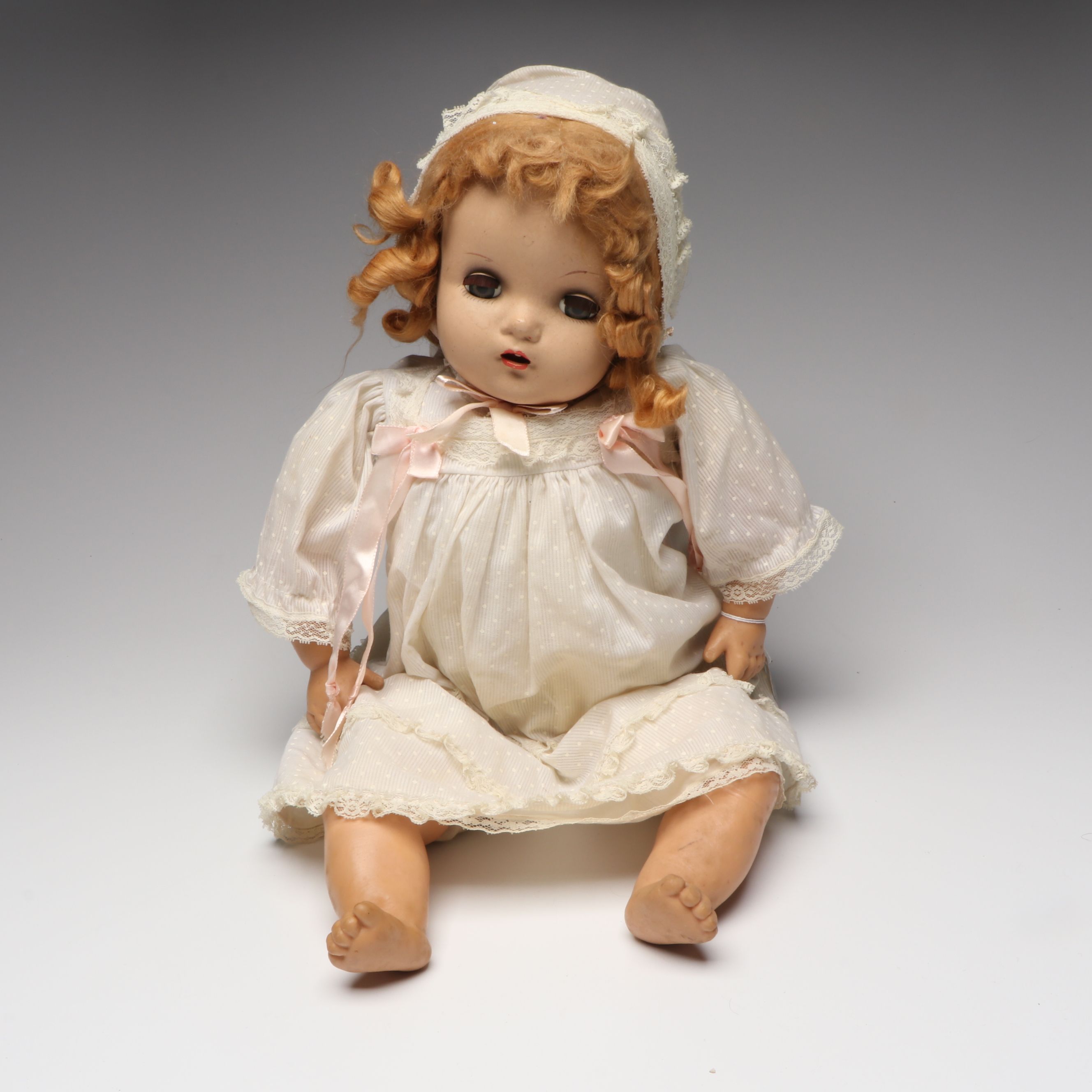 Pedigree Baby Doll with Composition and Other Vintage Dolls