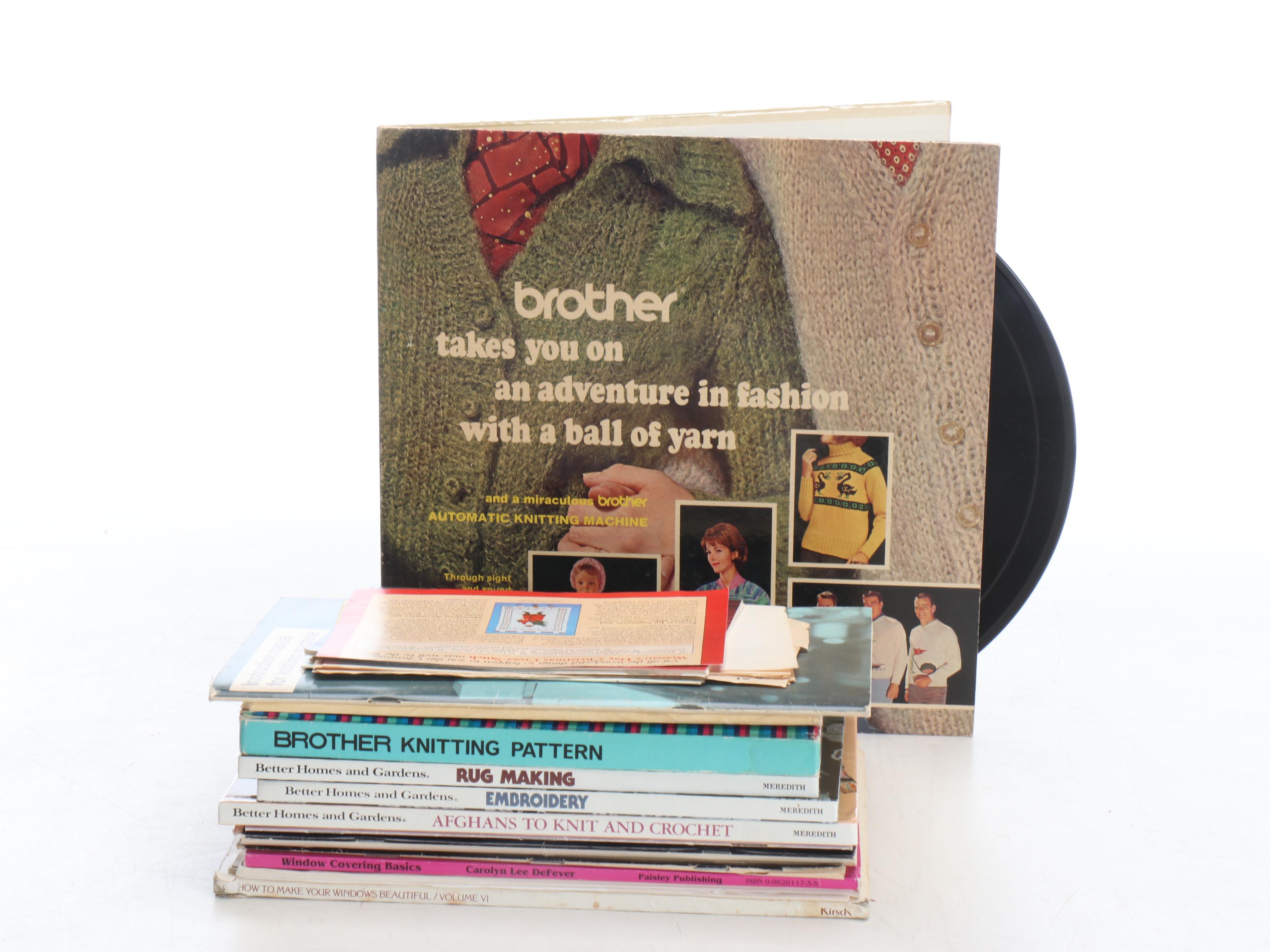 Brother Profile 552 Knitting Machine with Folding Table and More