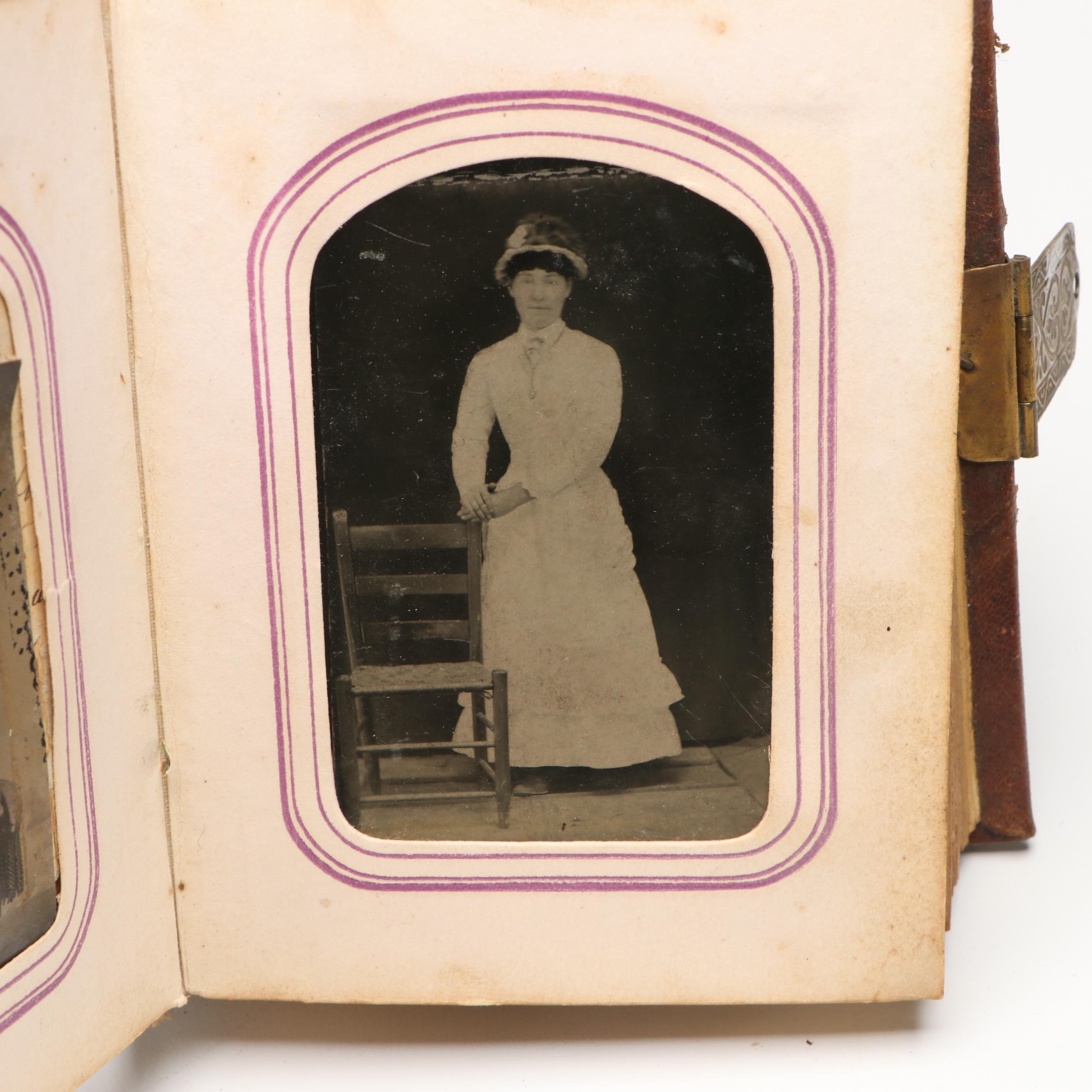 Tintypes and Other Portraits of Men, Women and Children, Mid-19th Century