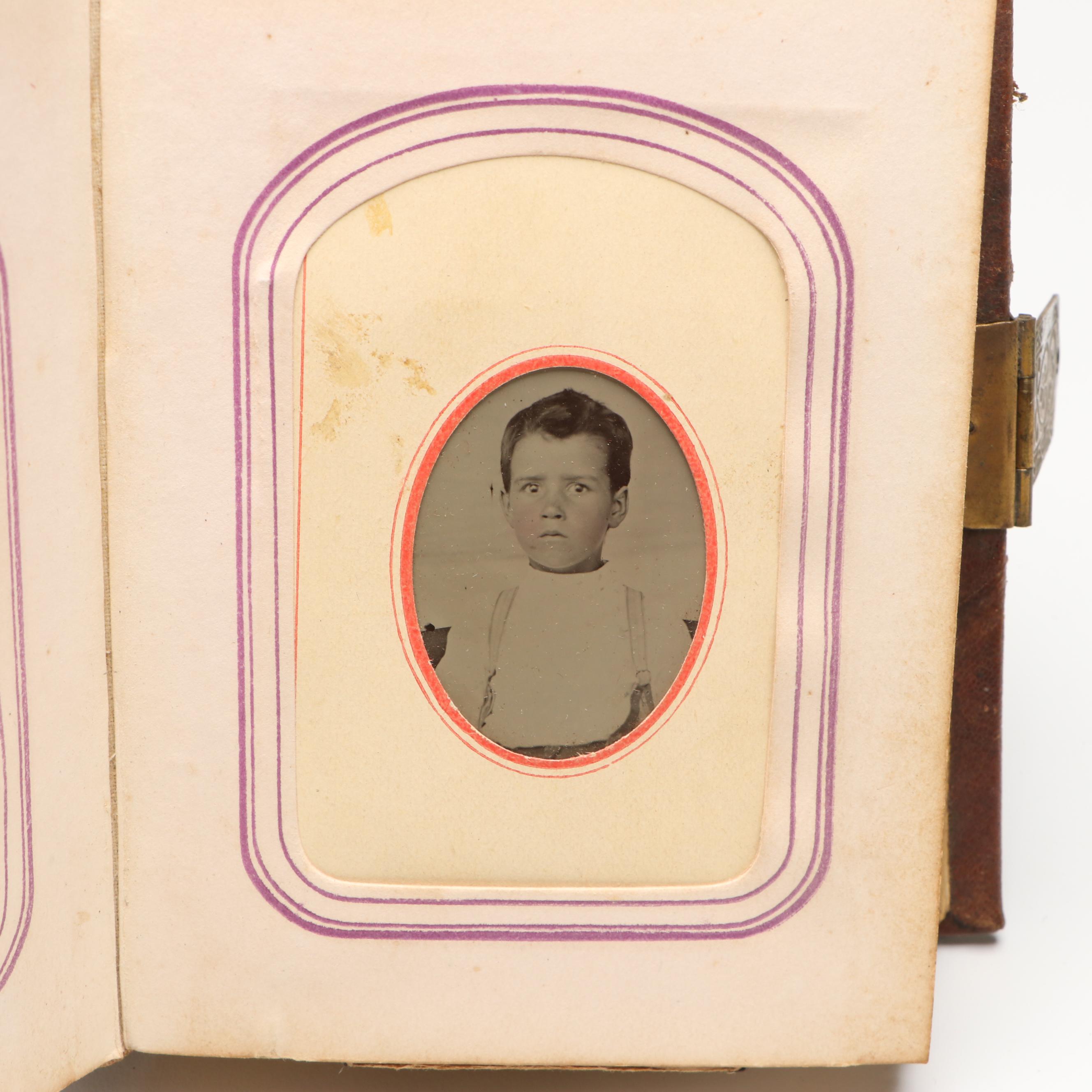 Tintypes and Other Portraits of Men, Women and Children, Mid-19th Century