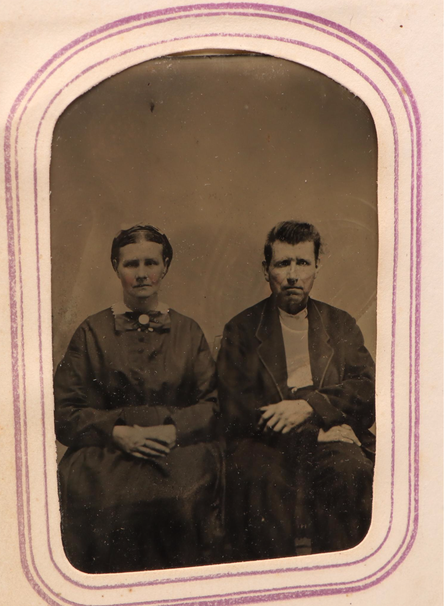 Tintypes and Other Portraits of Men, Women and Children, Mid-19th Century