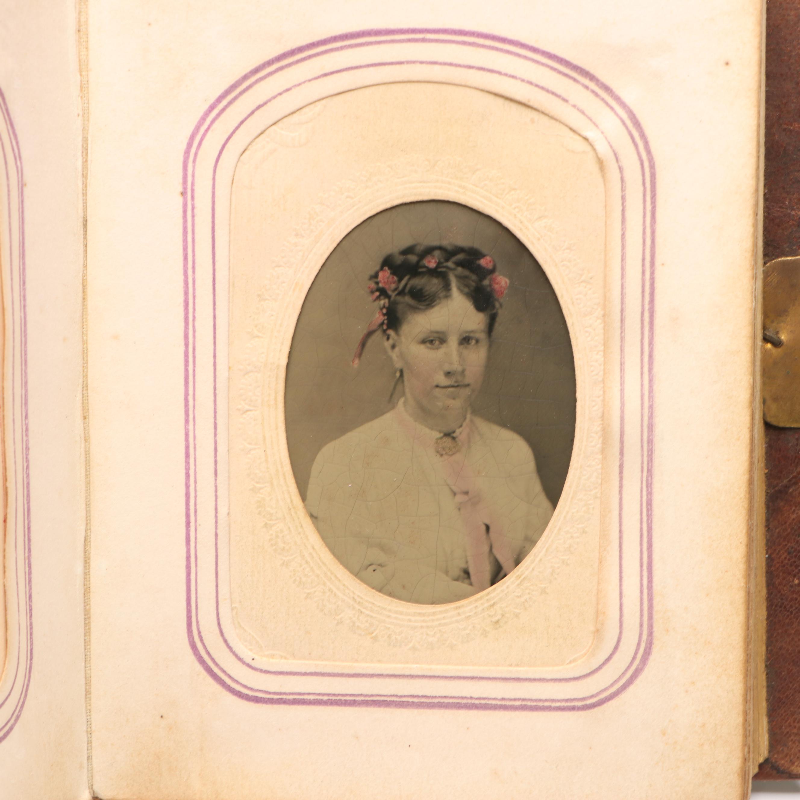 Tintypes and Other Portraits of Men, Women and Children, Mid-19th Century