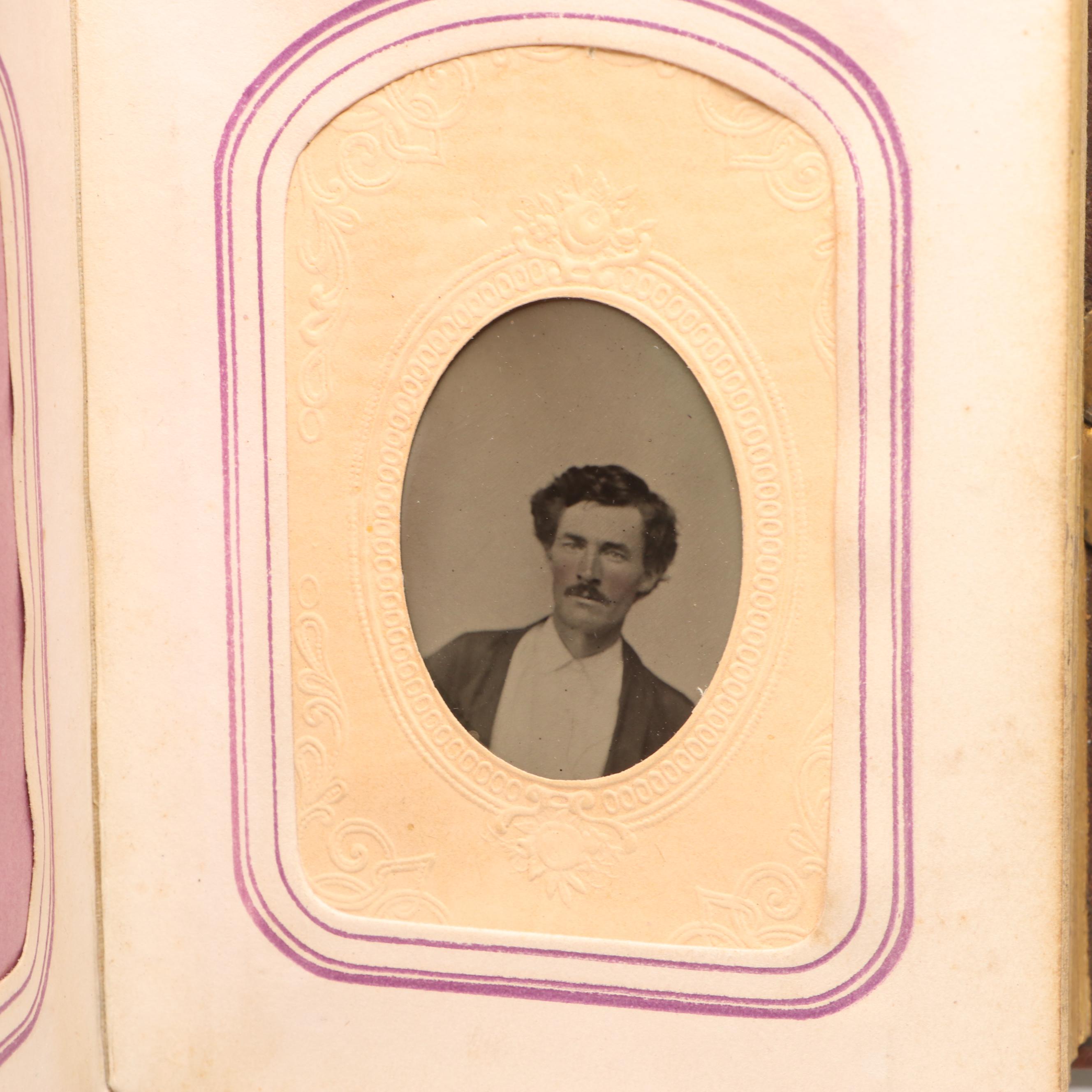 Tintypes and Other Portraits of Men, Women and Children, Mid-19th Century