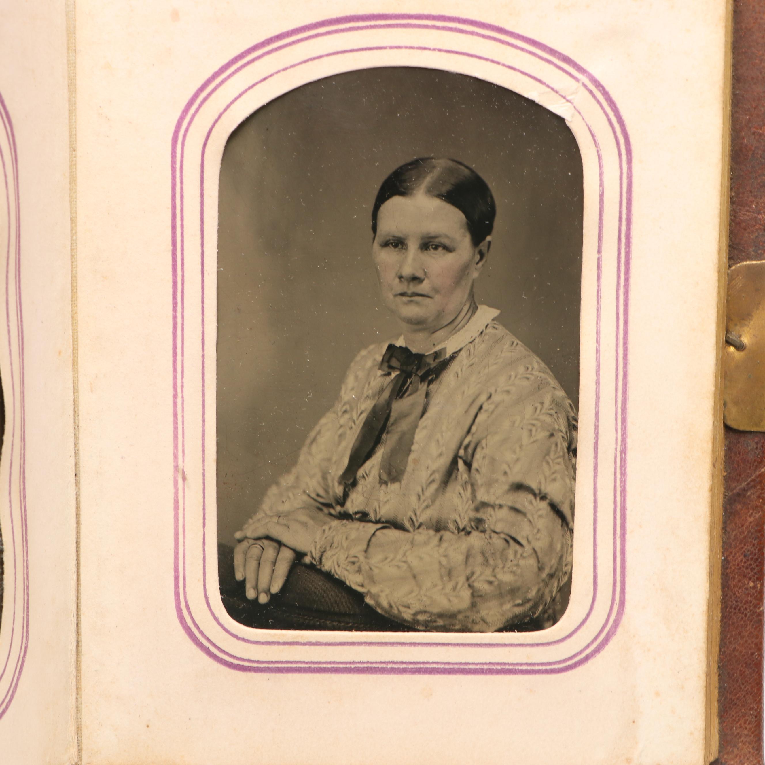 Tintypes and Other Portraits of Men, Women and Children, Mid-19th Century