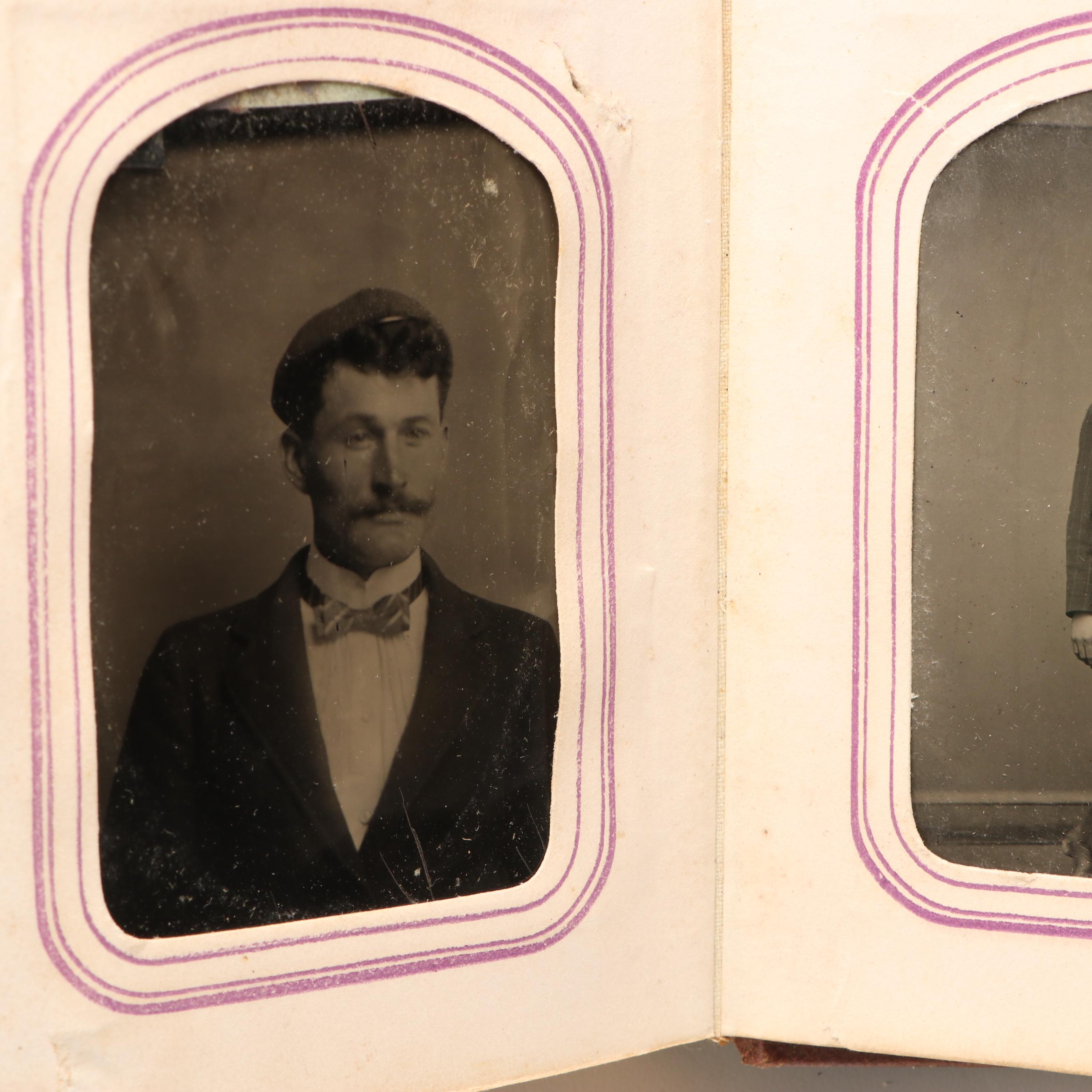 Tintypes and Other Portraits of Men, Women and Children, Mid-19th Century