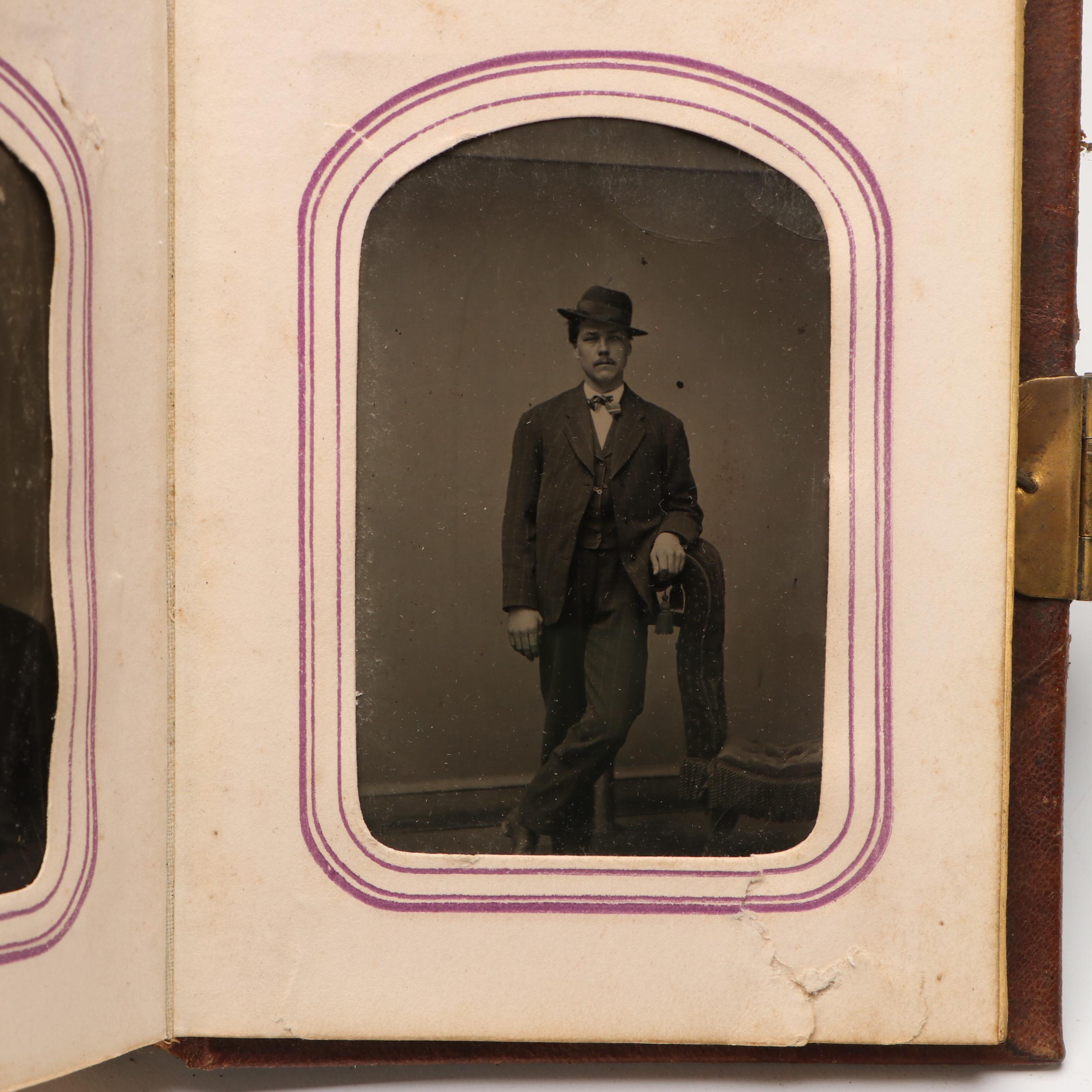 Tintypes and Other Portraits of Men, Women and Children, Mid-19th Century