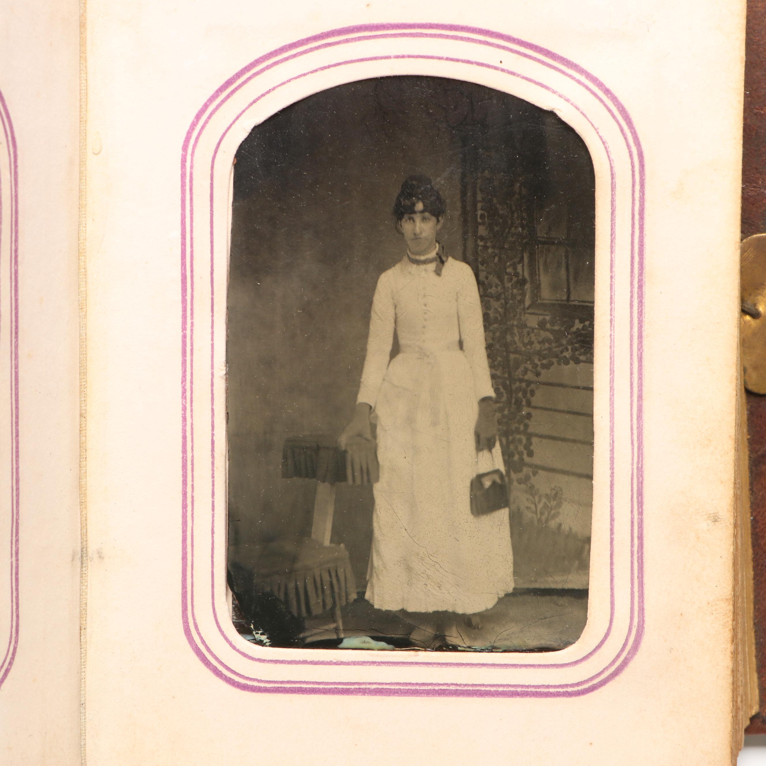 Tintypes and Other Portraits of Men, Women and Children, Mid-19th Century