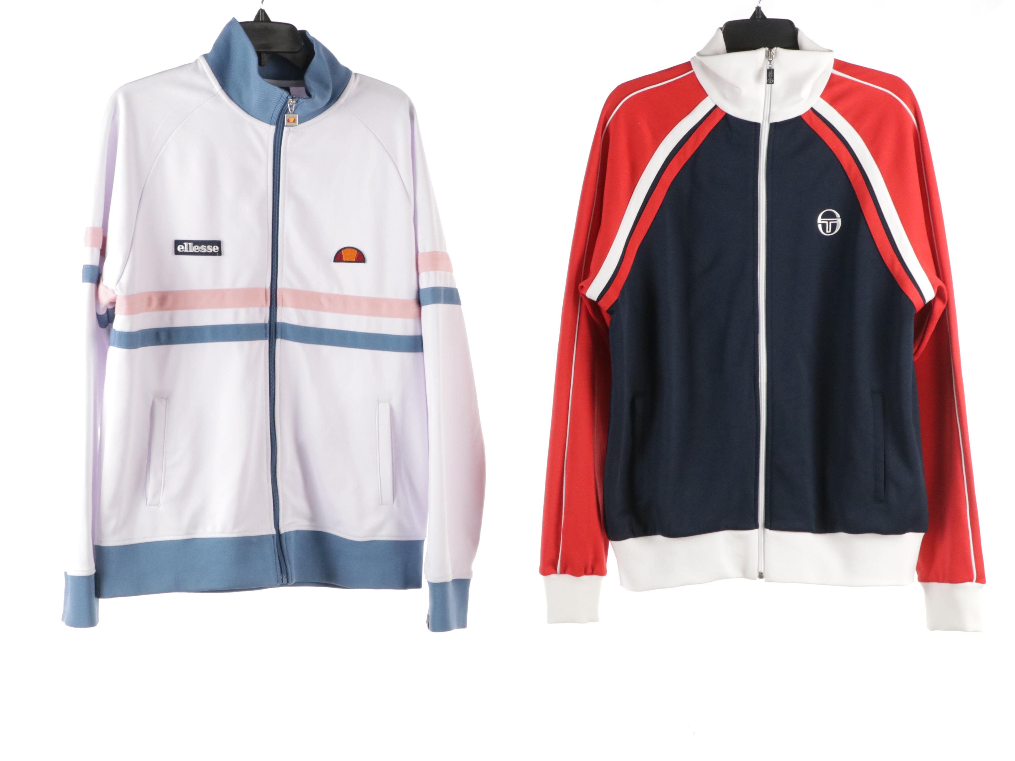 Men's Ellesse Track Jackets and Pants, Sergio Tacchini Zip Jackets, Other Sweats