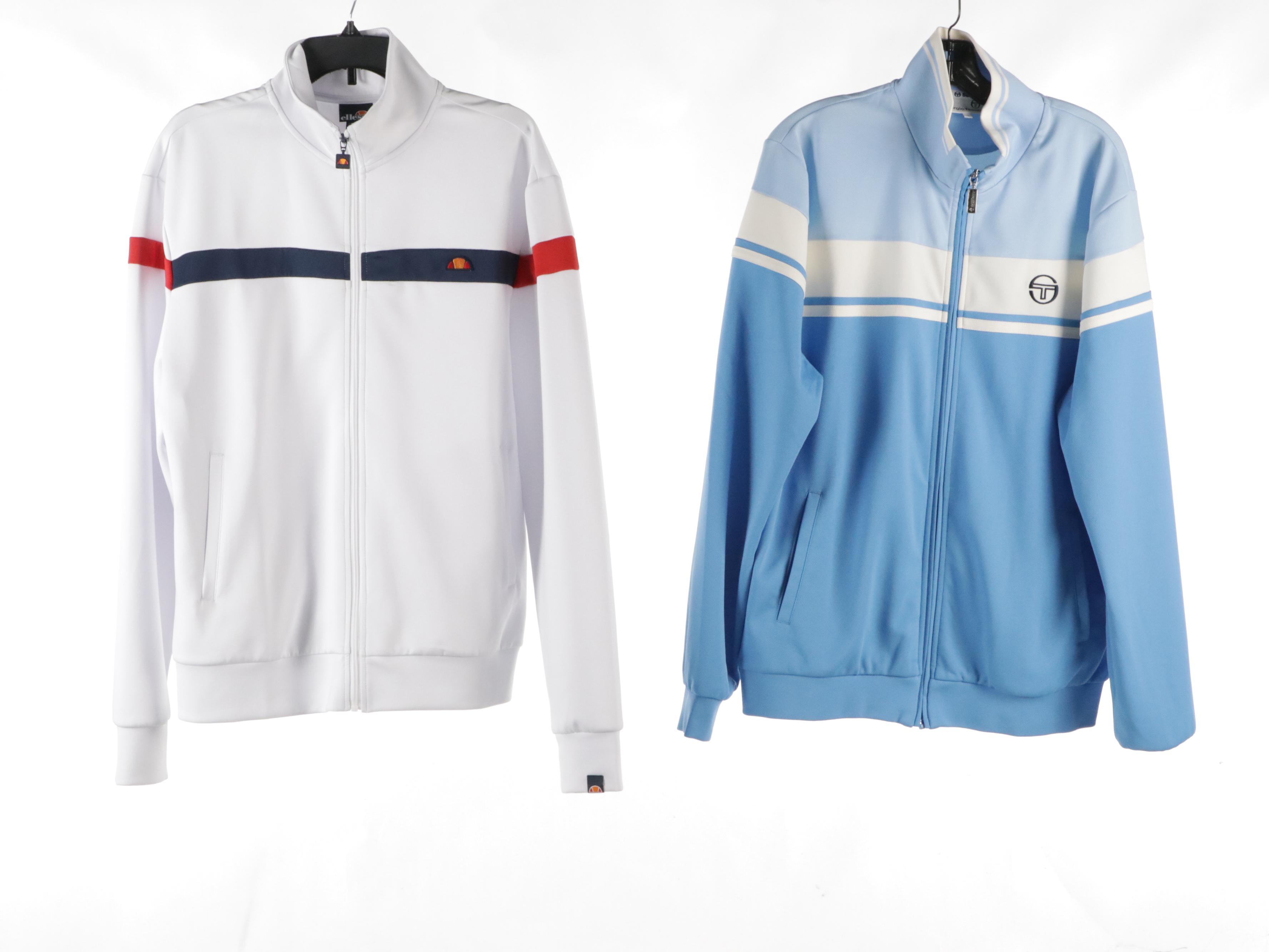 Men's Ellesse Track Jackets and Pants, Sergio Tacchini Zip Jackets, Other Sweats