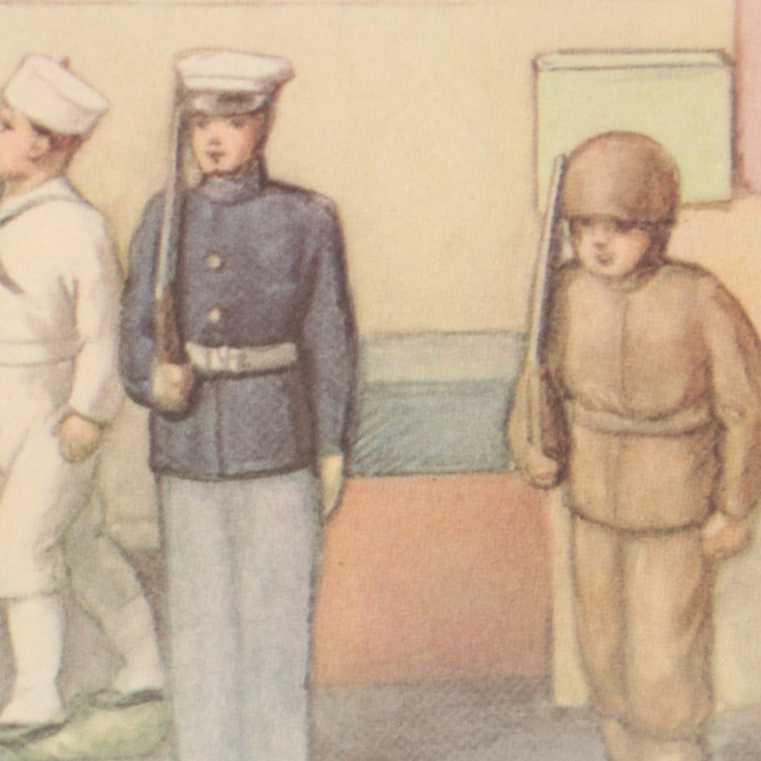 Offset Lithograph After Bessie Pease Gutmann "Taps," 20th Century