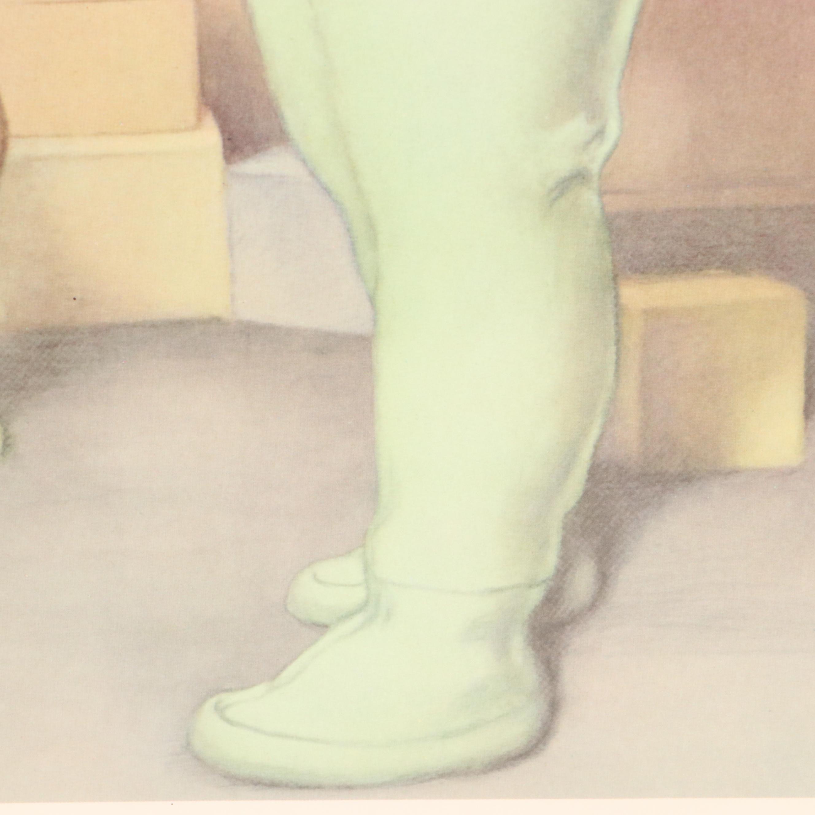 Offset Lithograph After Bessie Pease Gutmann "Taps," 20th Century