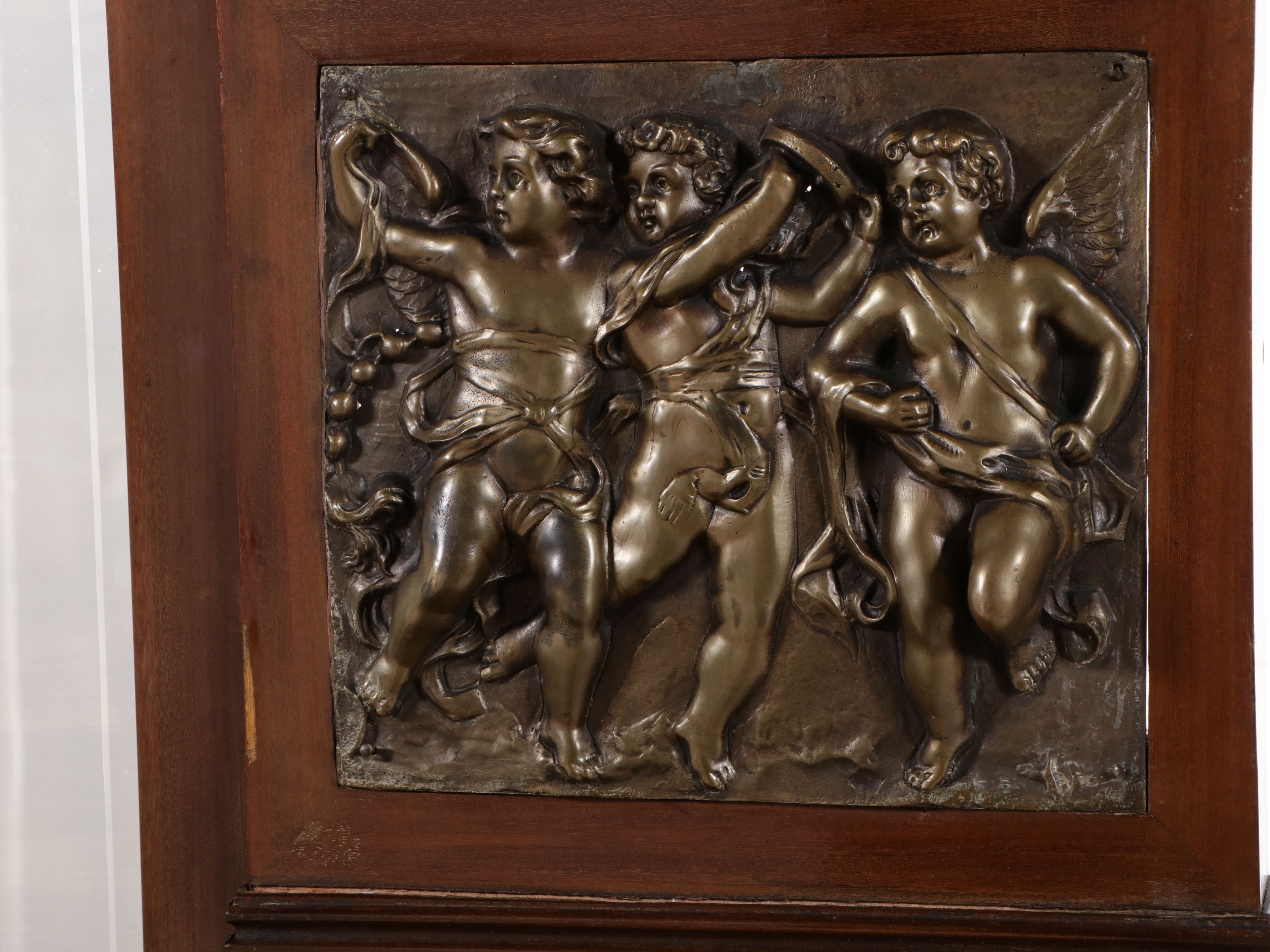 Belle Époque French Empire Style Marquetry and Bronze Mounted Commode