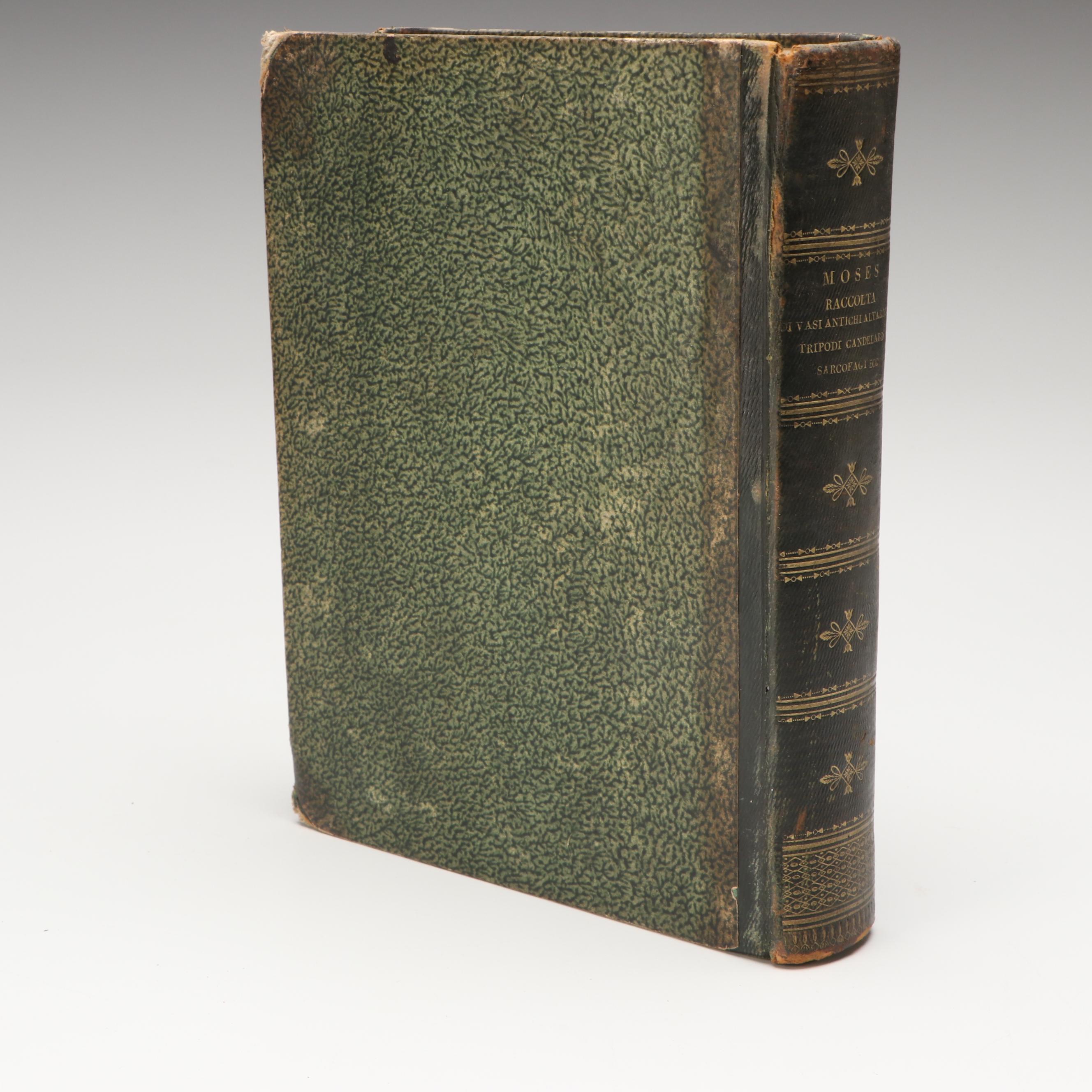 Illustrated "Raccolta di vasi antichi" by Enrico Moses, 1824