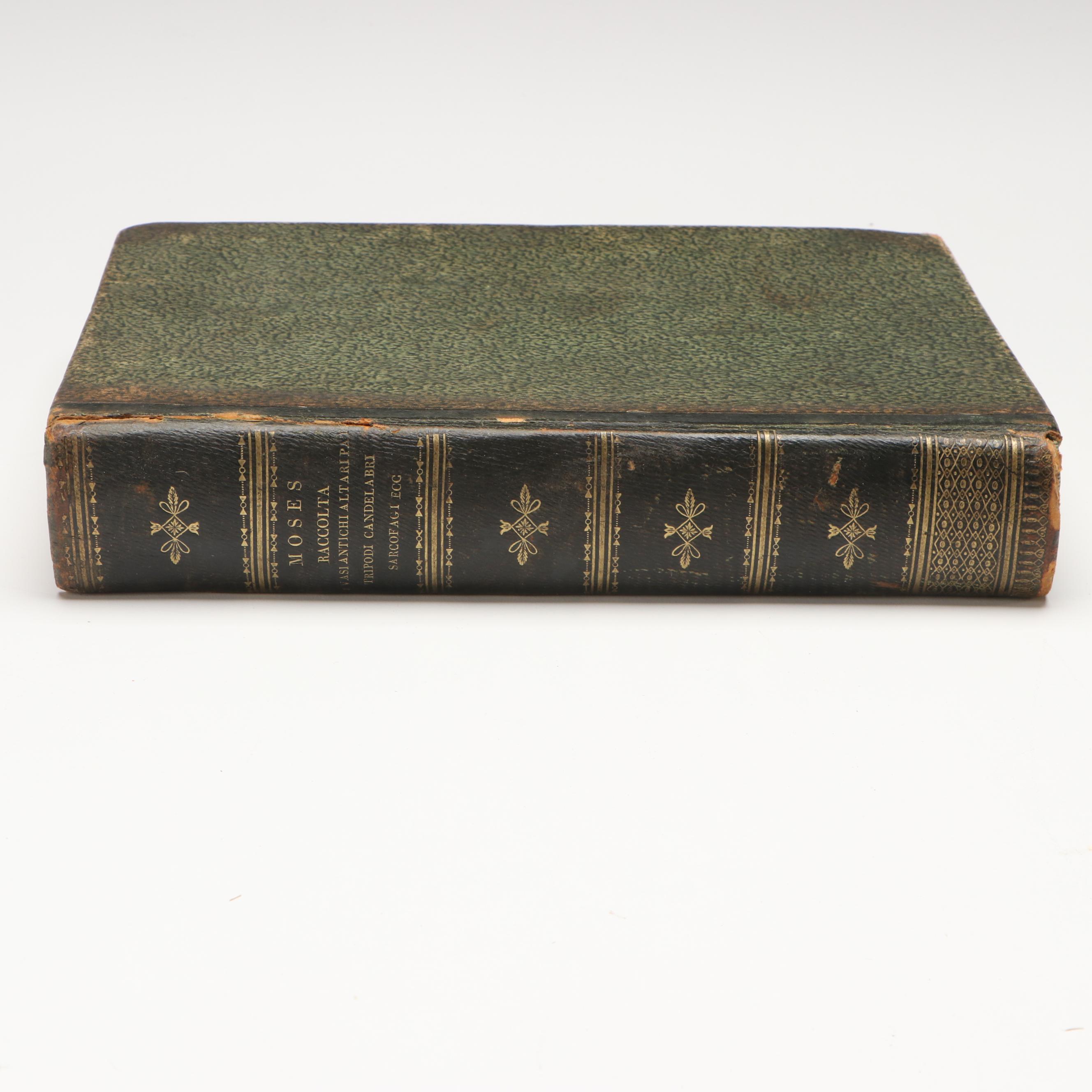 Illustrated "Raccolta di vasi antichi" by Enrico Moses, 1824