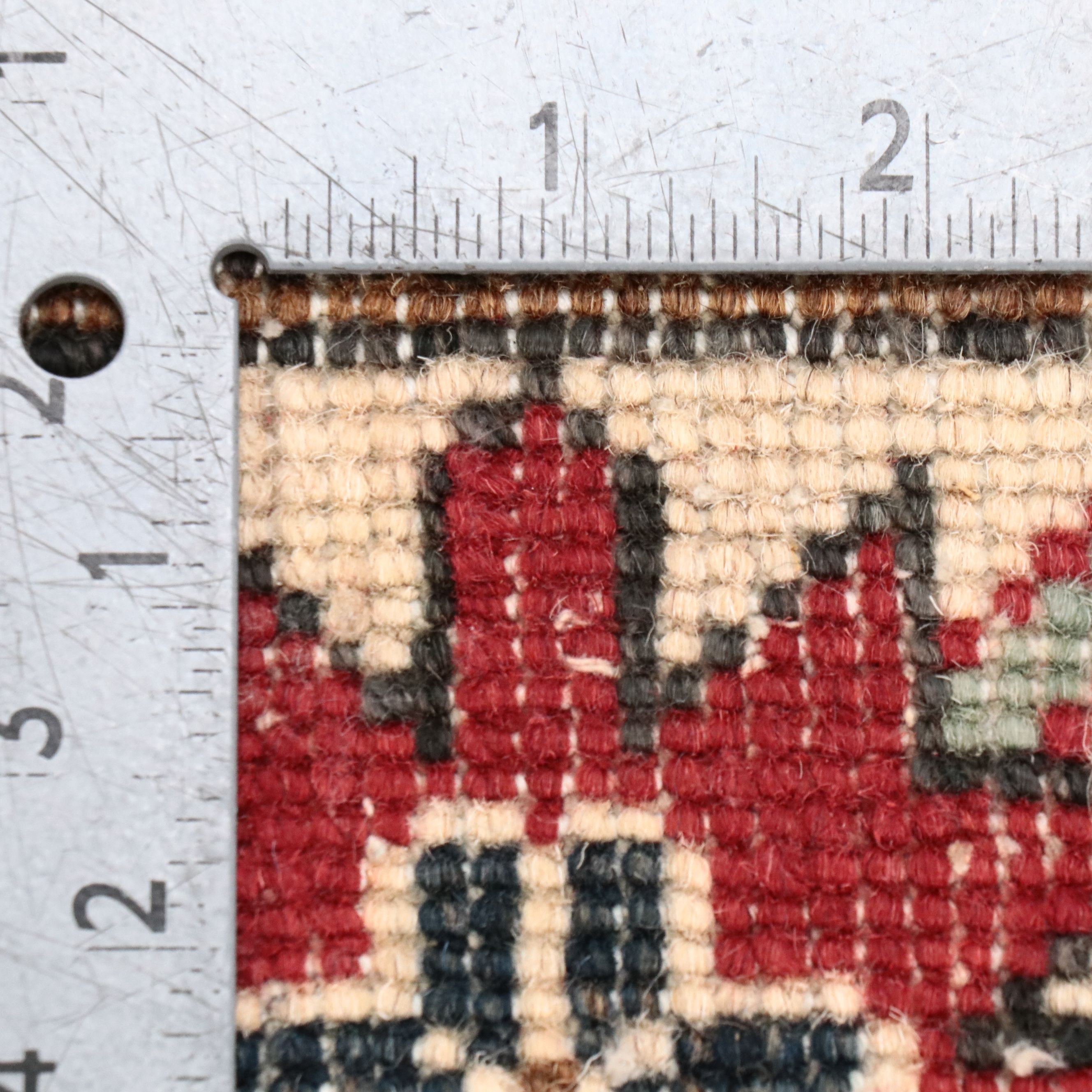 3'10 x 6'1 Hand-Knotted Pakistani Kazak Area Rug